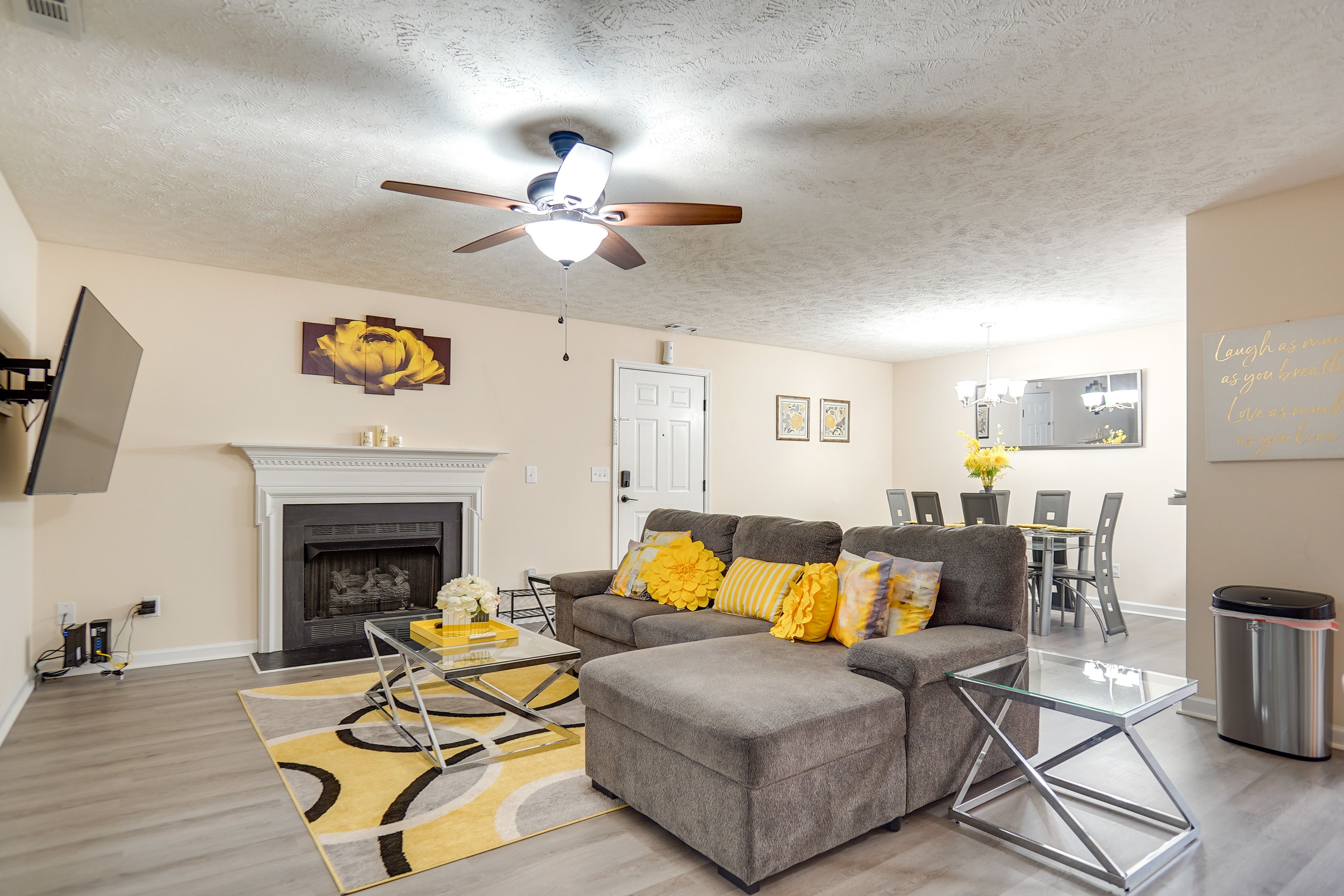 Fayetteville Vacation Rental | 2BR | 2BA | 1,200 Sq Ft | Stairs to Access