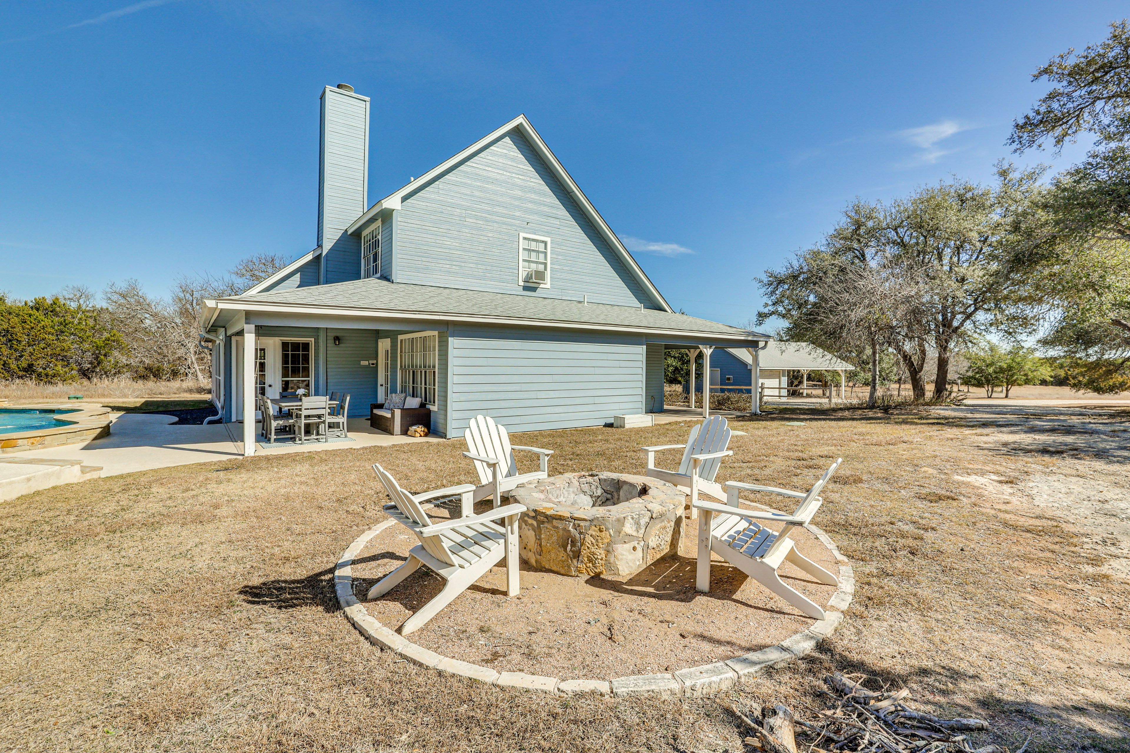 Private Yard | 2 Fire Pits | Covered Patio | Private Pool (Unheated) & Spa