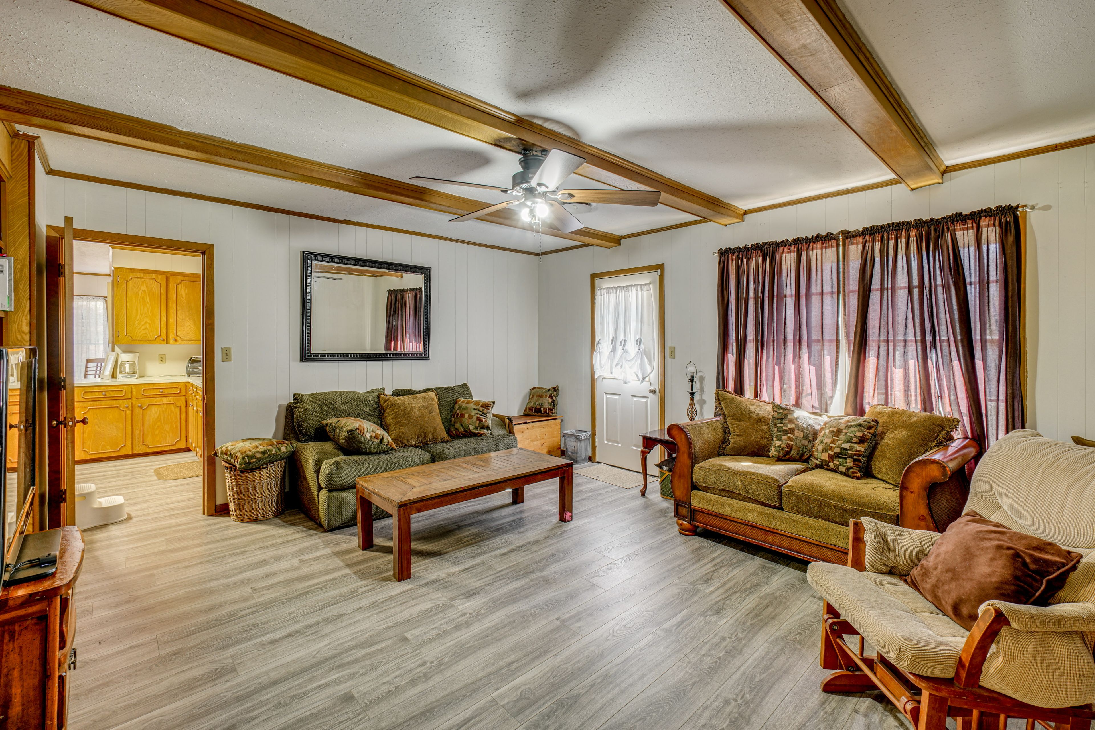 Living Room | In-Unit Laundry