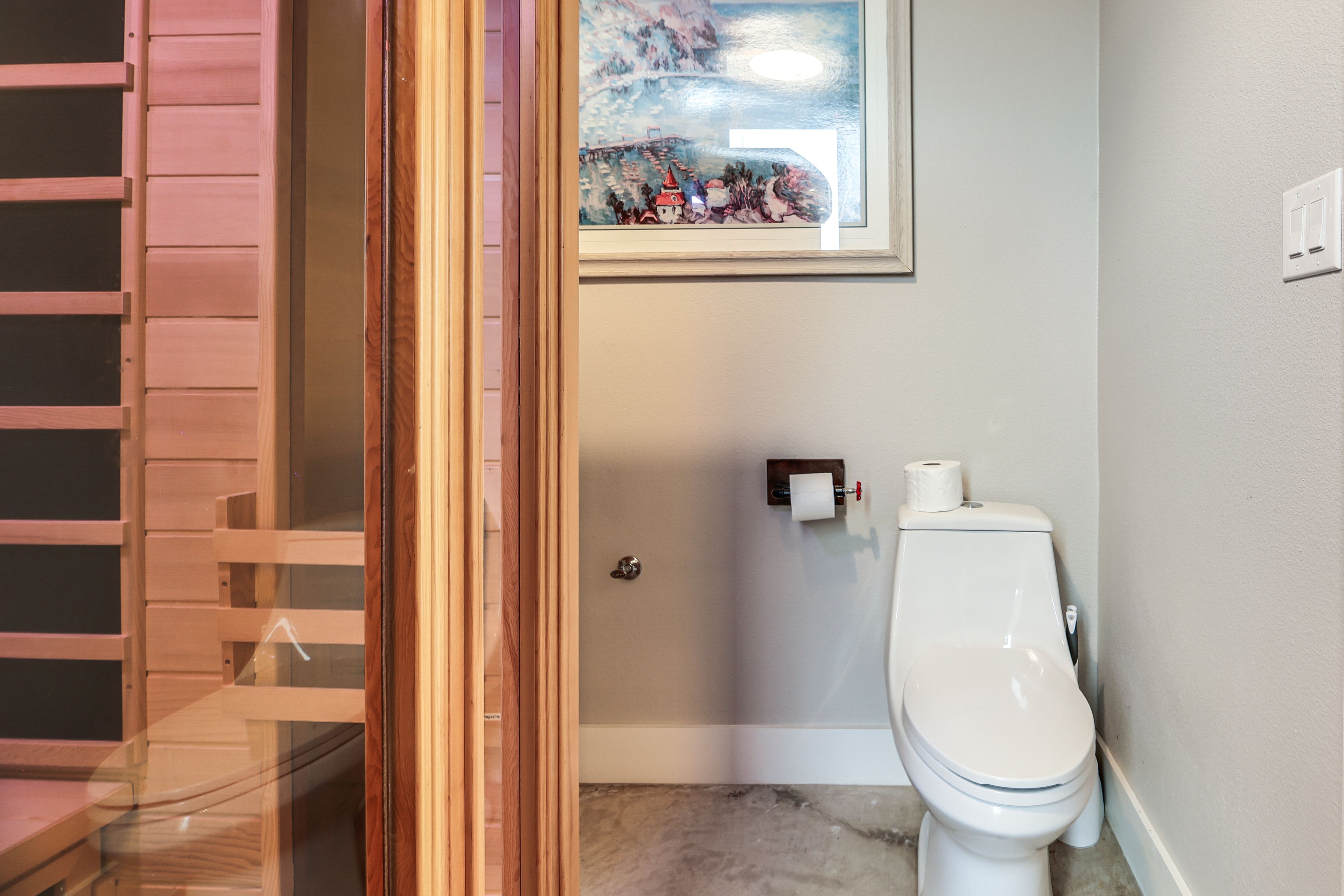 Half Bathroom | Sauna | 1st Floor