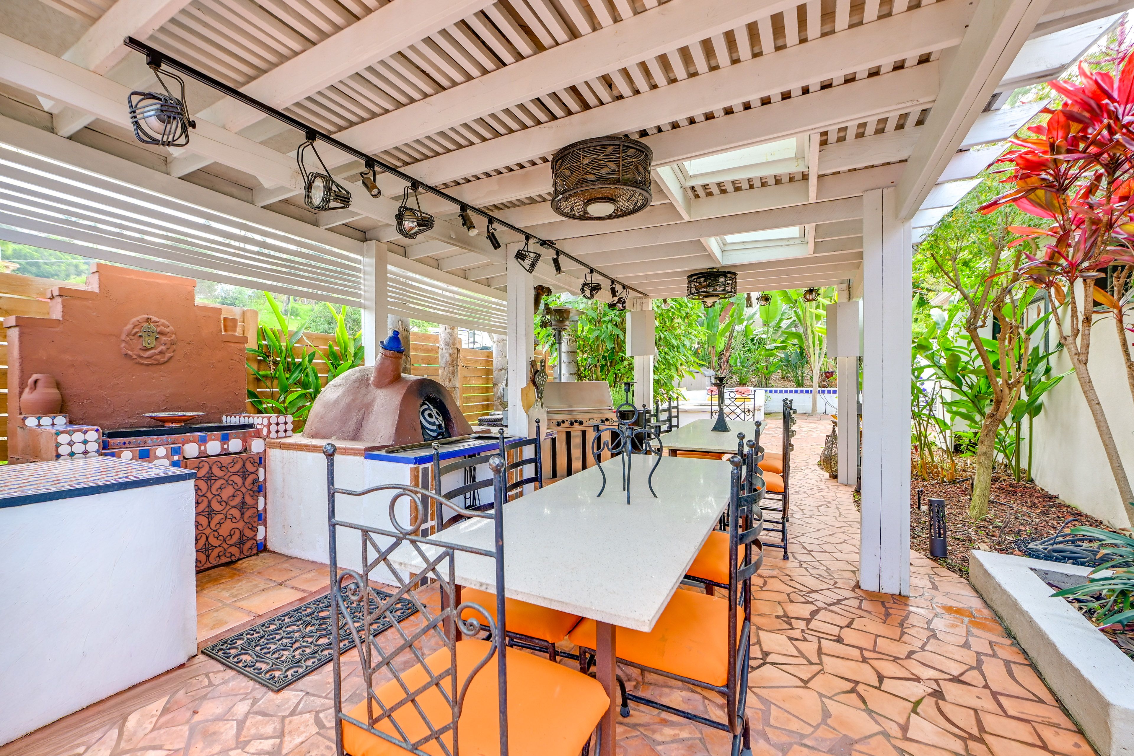 Pavilion | Gas Grill | Wood-Fired Pizza Oven | Dining Areas