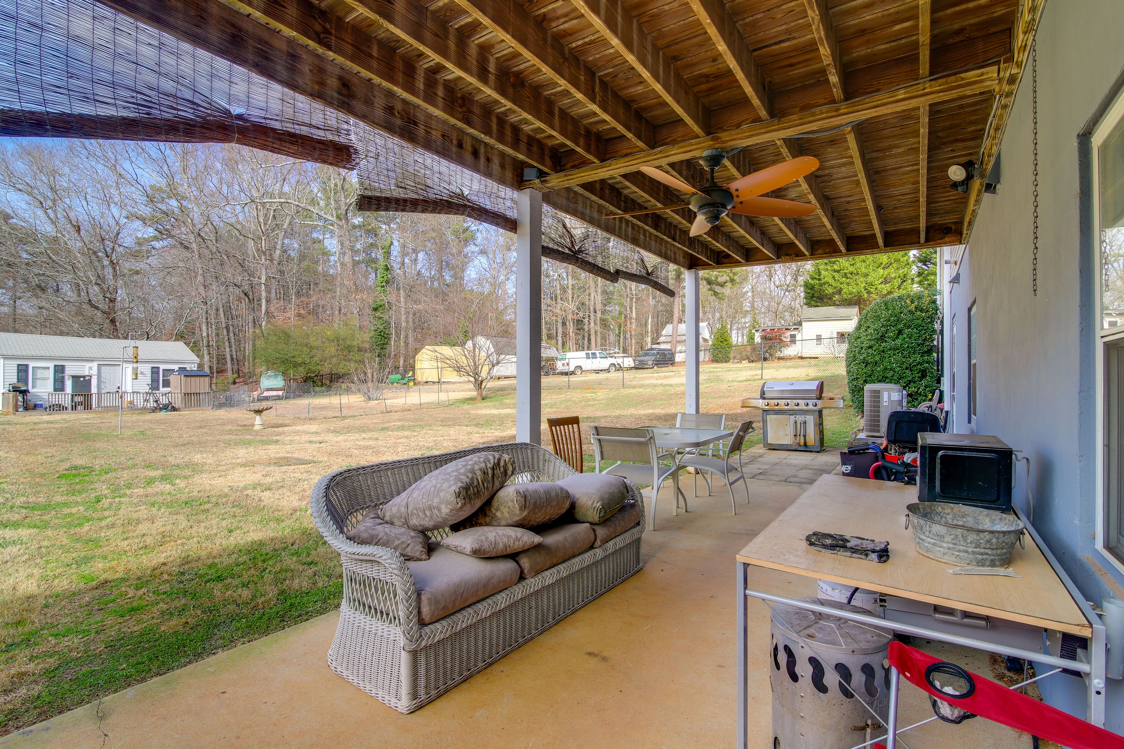 Shared Patio | Shared Fenced Yard