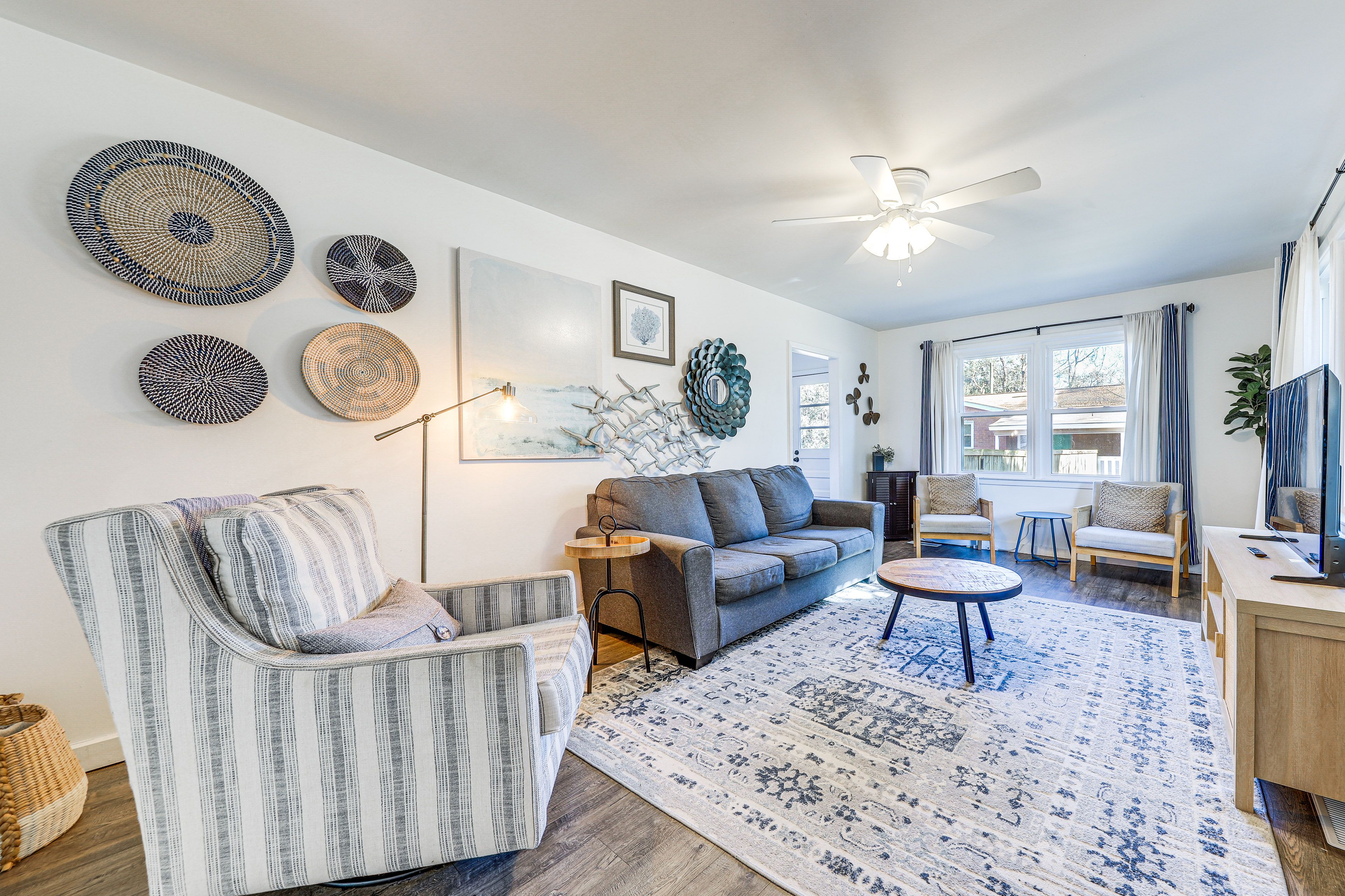 North Charleston Vacation Rental | 3BR | 1BA | 1,400 Sq Ft | 4 Steps to Enter