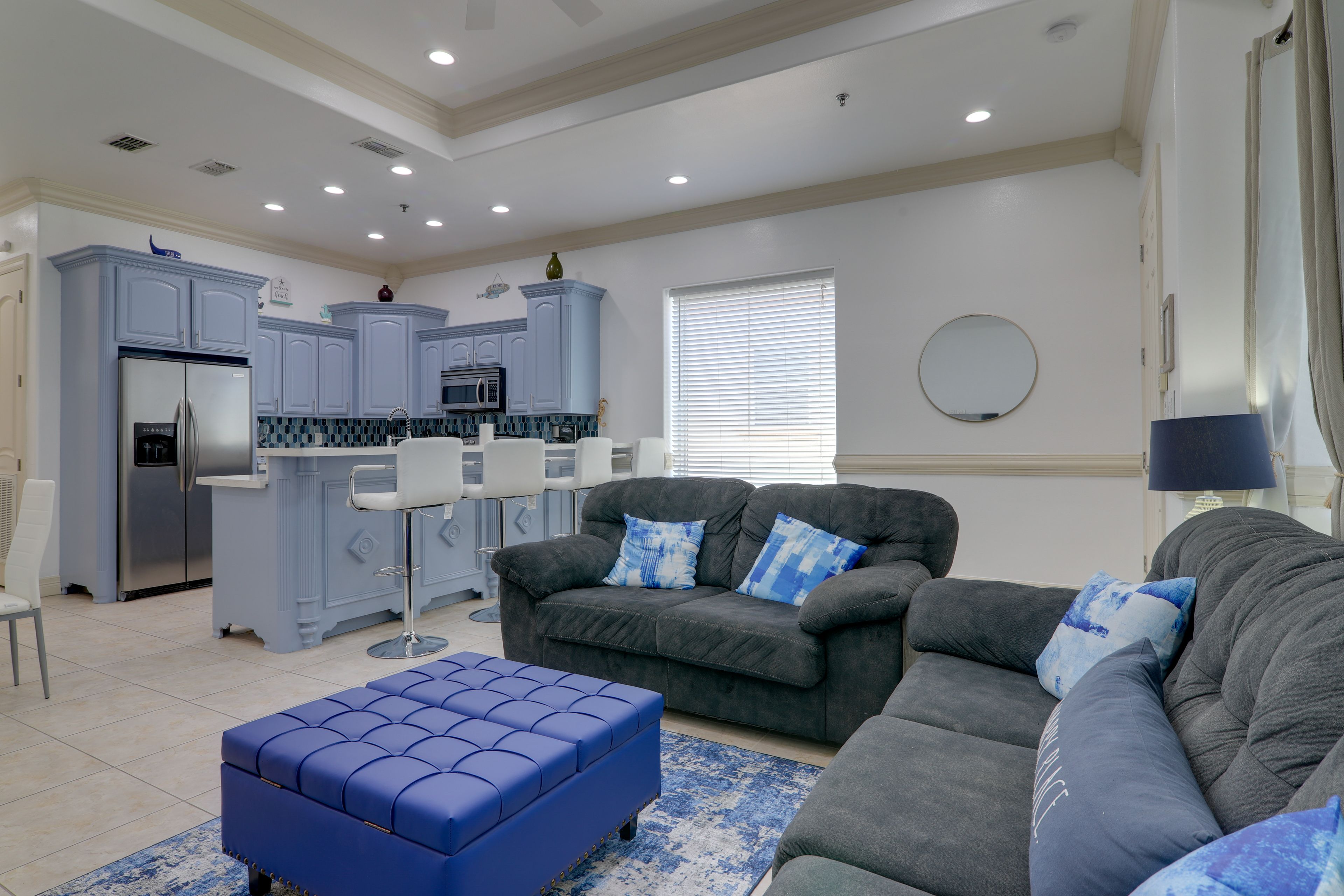 South Padre Island Vacation Rental | 2BR | 2BA | 1,021 Sq Ft | Stairs to Enter