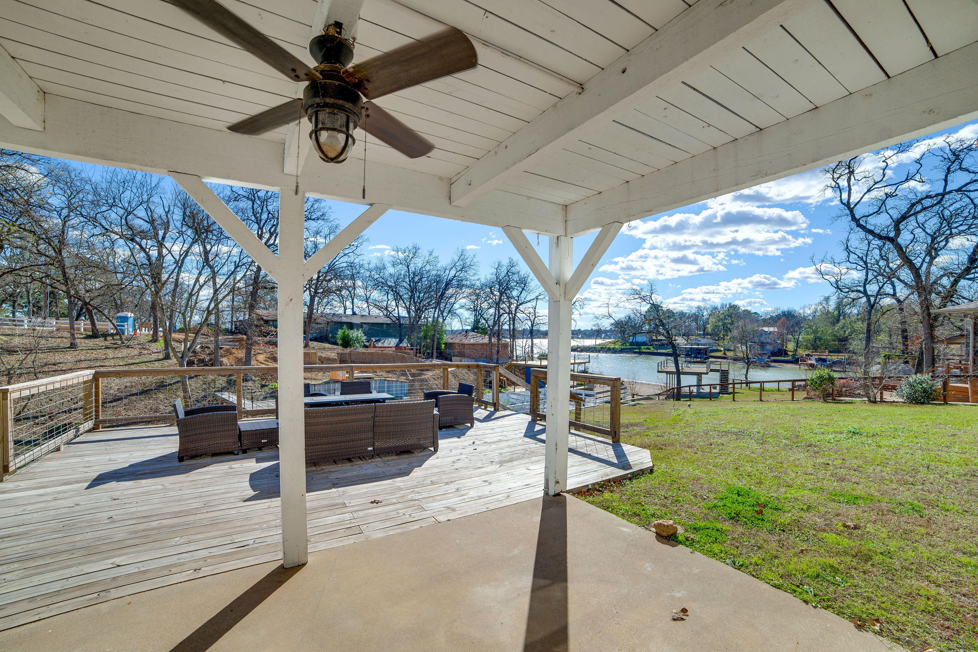 Private Patio & Deck | Outdoor Seating | Gas Grill