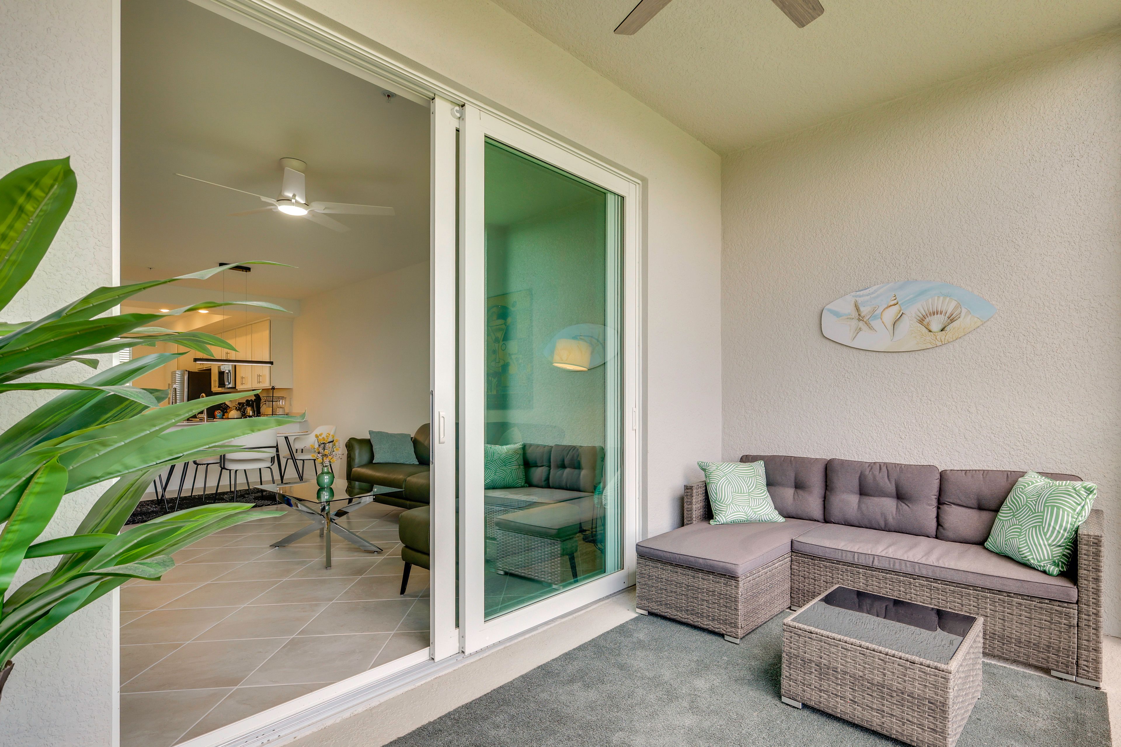 Screened Balcony | Access via Living Room