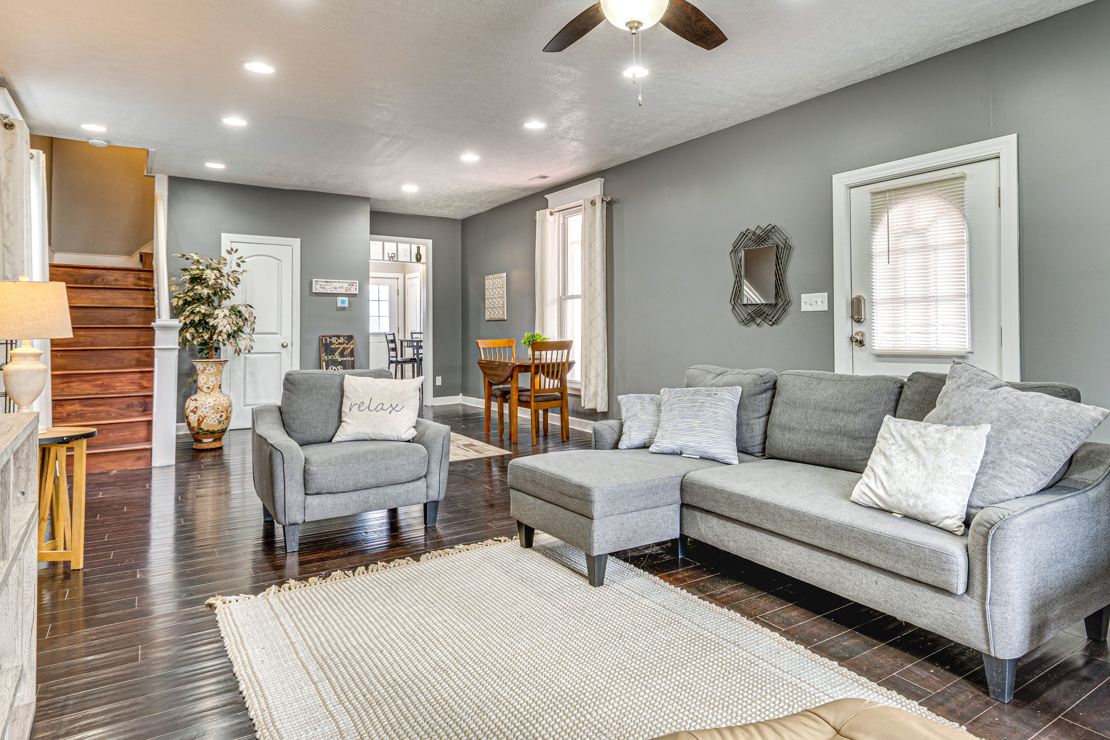 Indianapolis Vacation Rental | 2BR | 2.5BA | 1,500 Sq Ft | Stairs Required