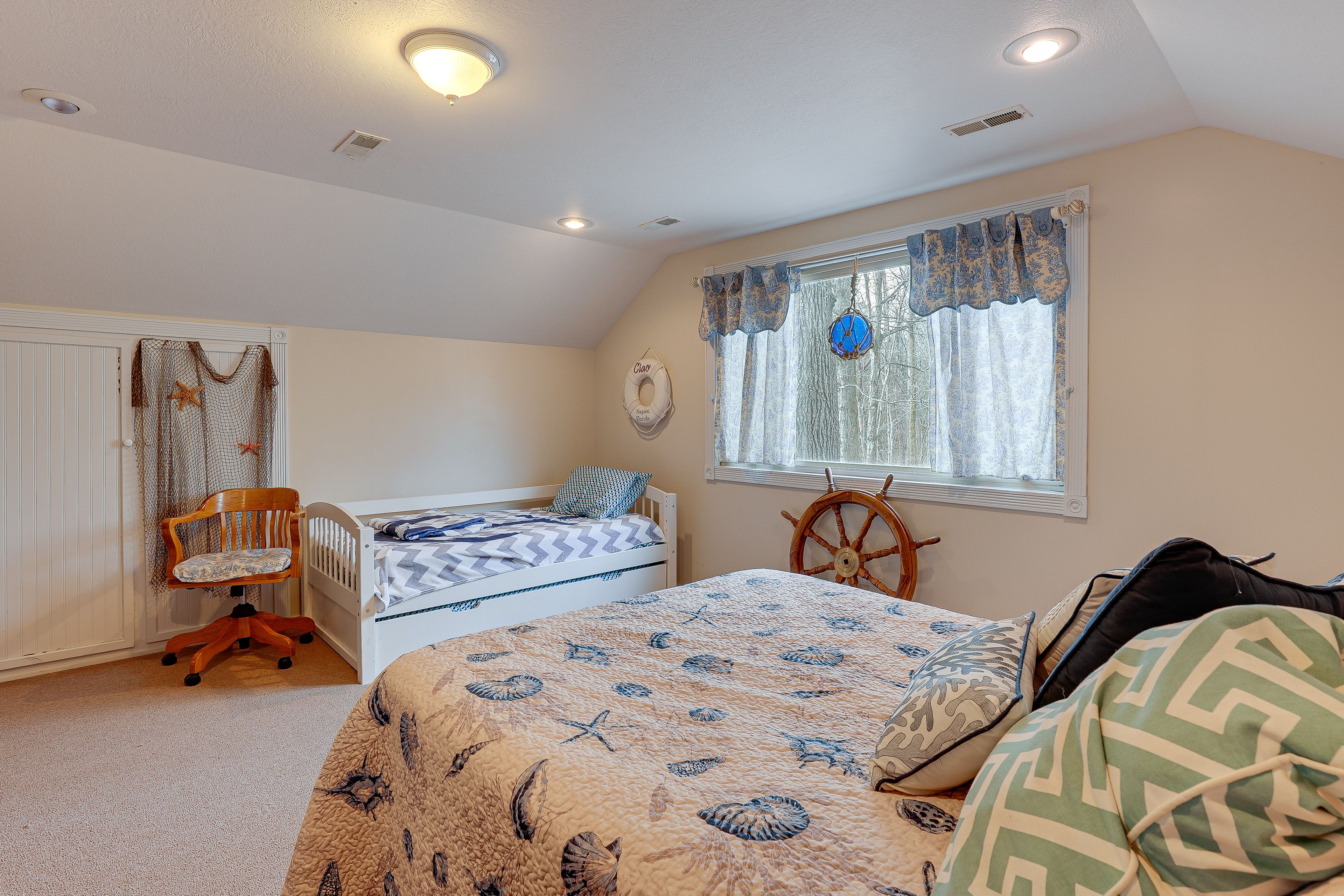 Bedroom 4 | Full Bed | Twin Bed w/ Twin Trundle | Upper Level