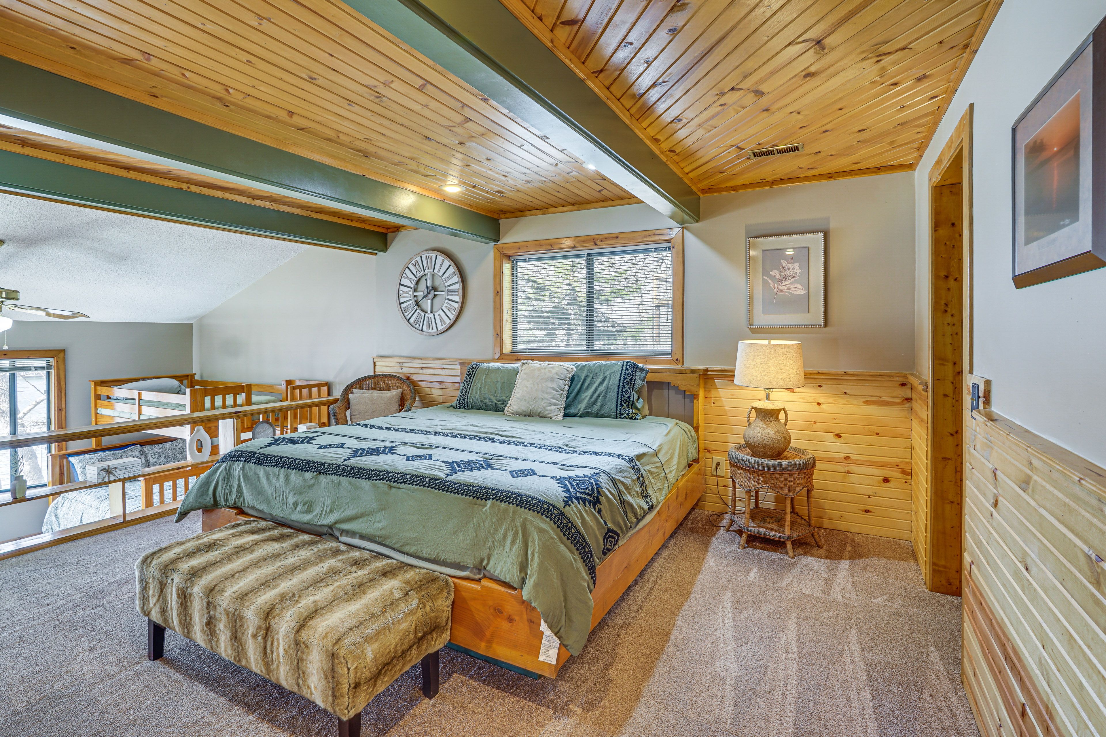 Bedroom 1 | King Bed | Twin/Full Bunk Bed w/ Full Trundle | 1st Floor