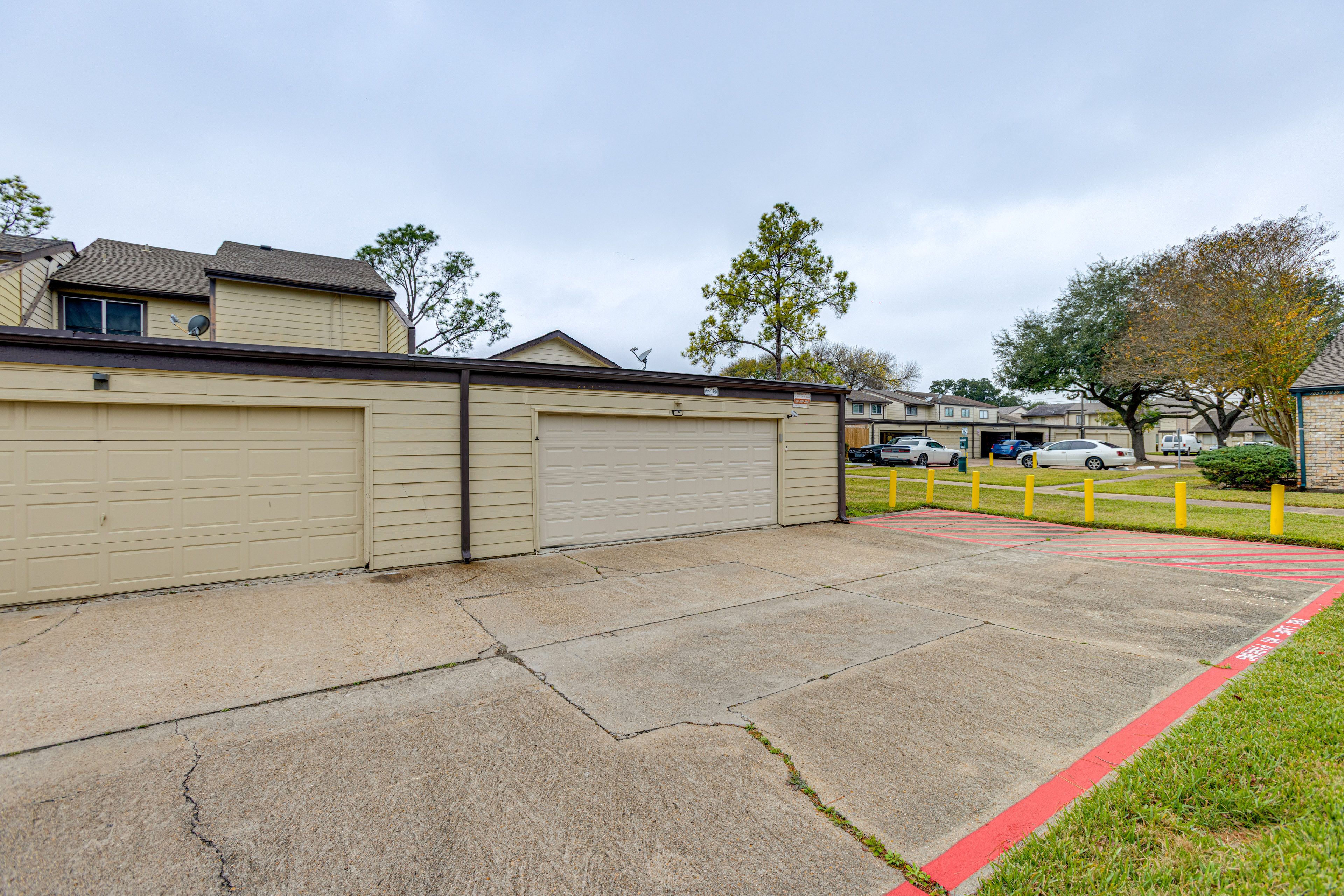 Parking | Garage (2 Vehicles) | Street Parking (First-Come, First-Served Basis)