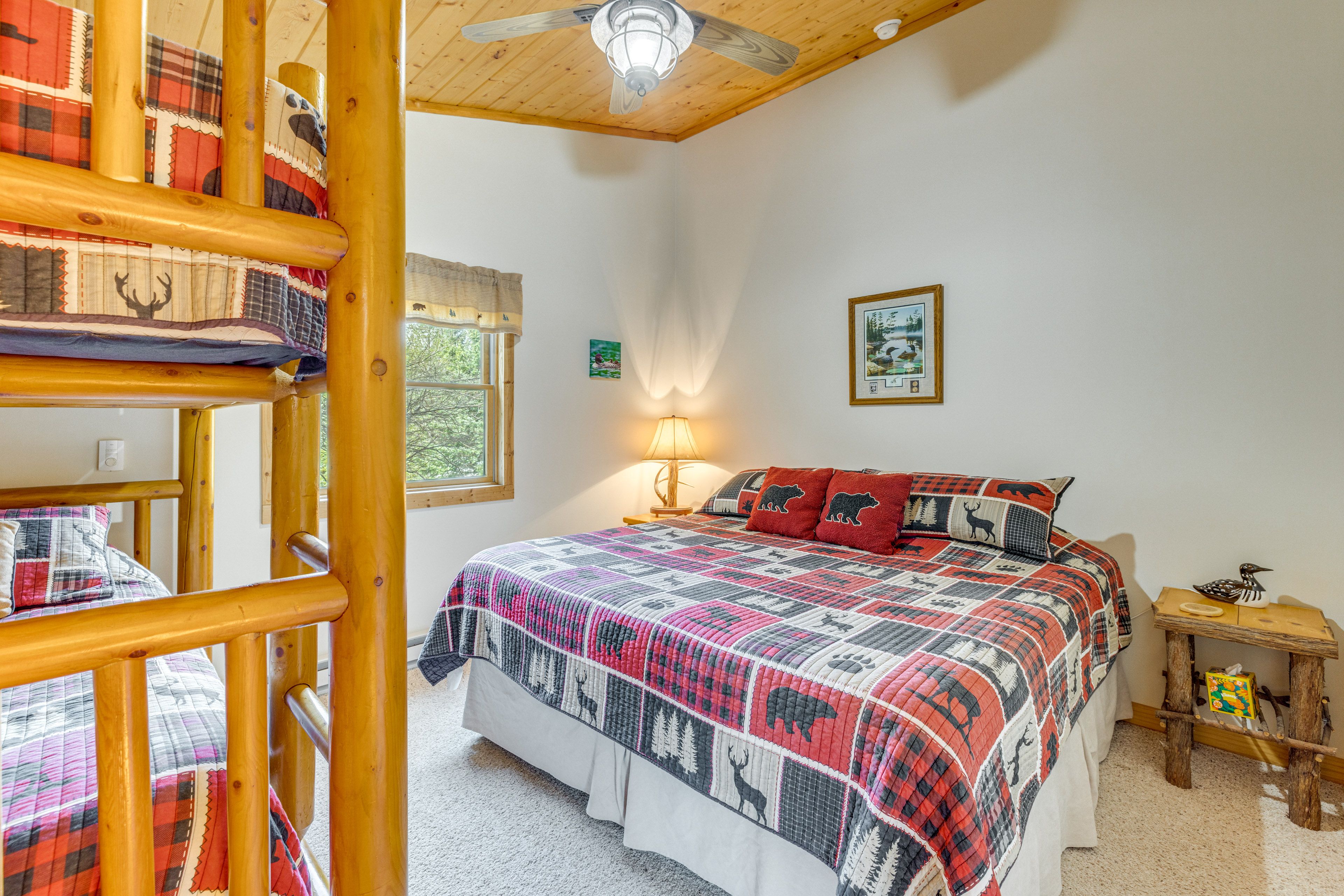 Bedroom 2 | King Bed | Twin Bunk Bed | 2nd Floor