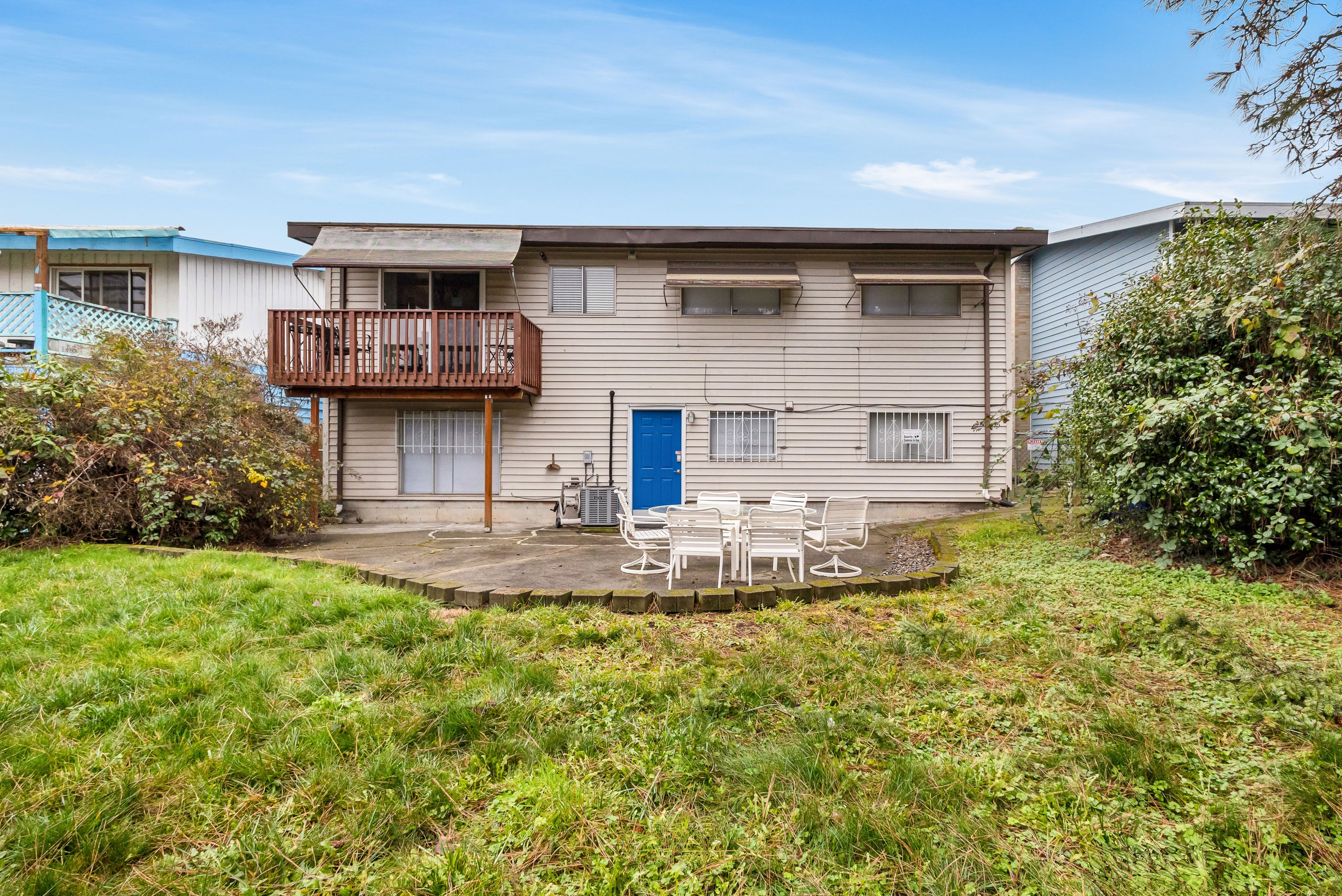 Private Backyard | Patio Seating | Access to Ground Level Unit