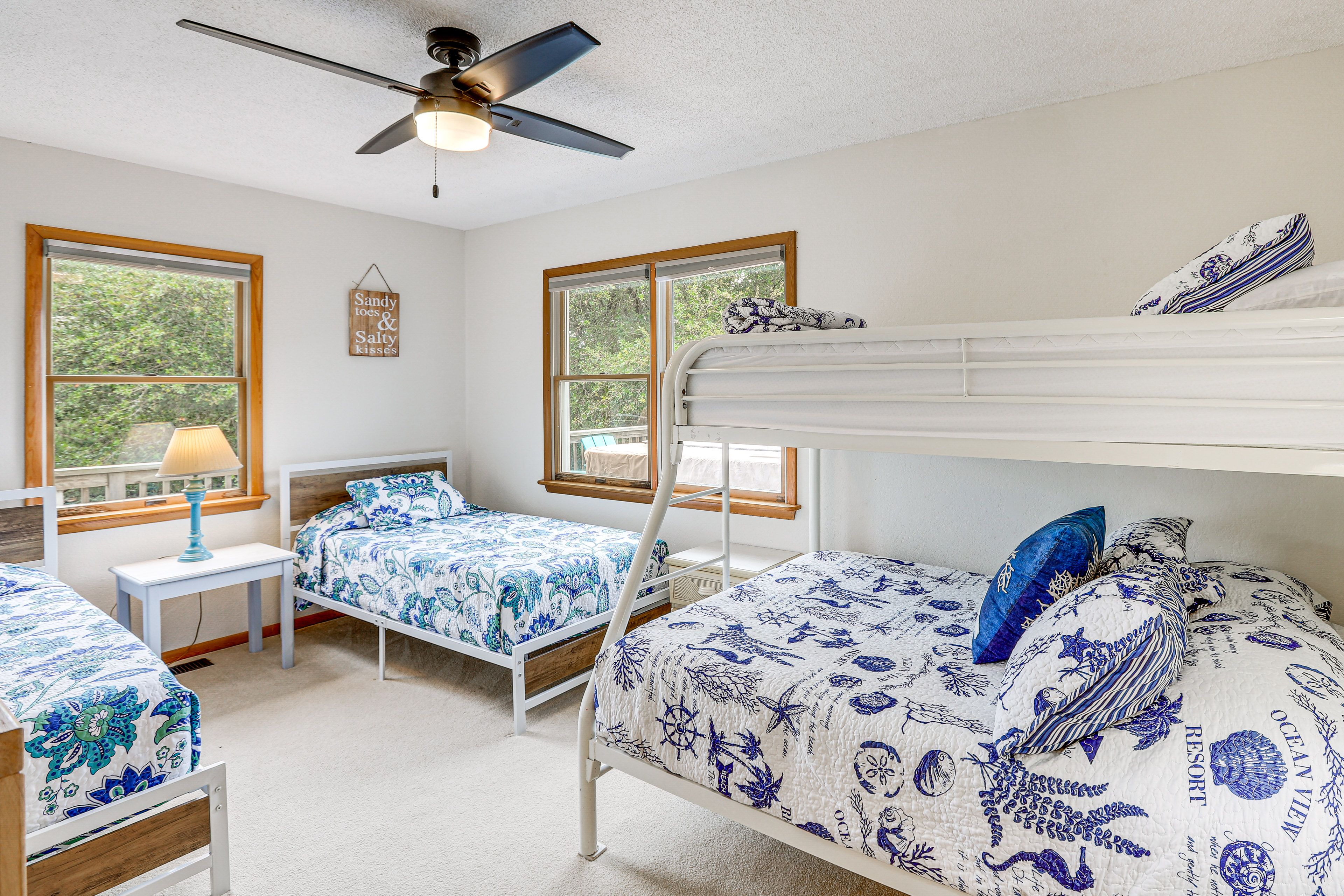 Bedroom 4 | 2 Twin Beds | Twin/Full Bunk Bed