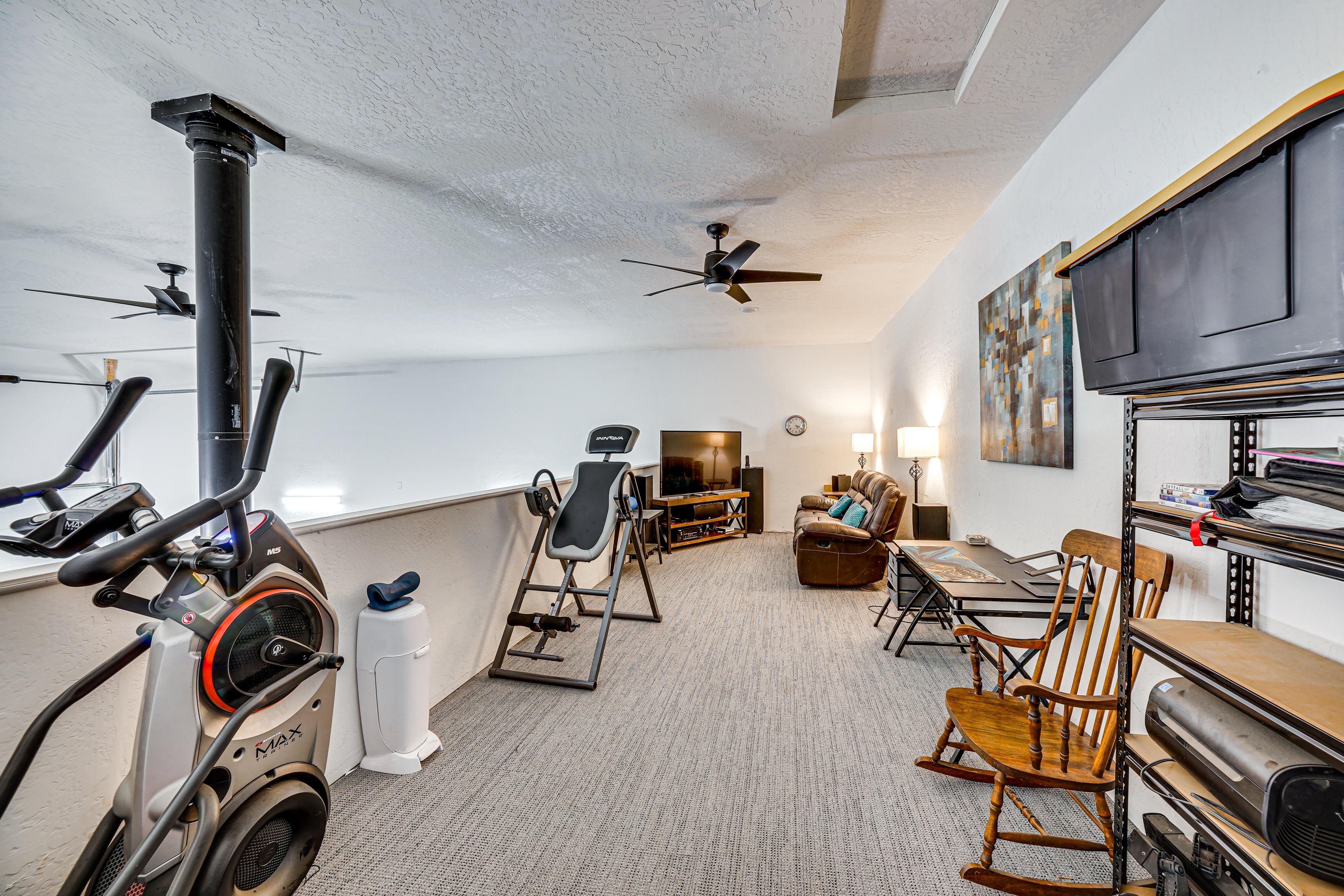 Living Area | Workout Equipment | 2nd Floor
