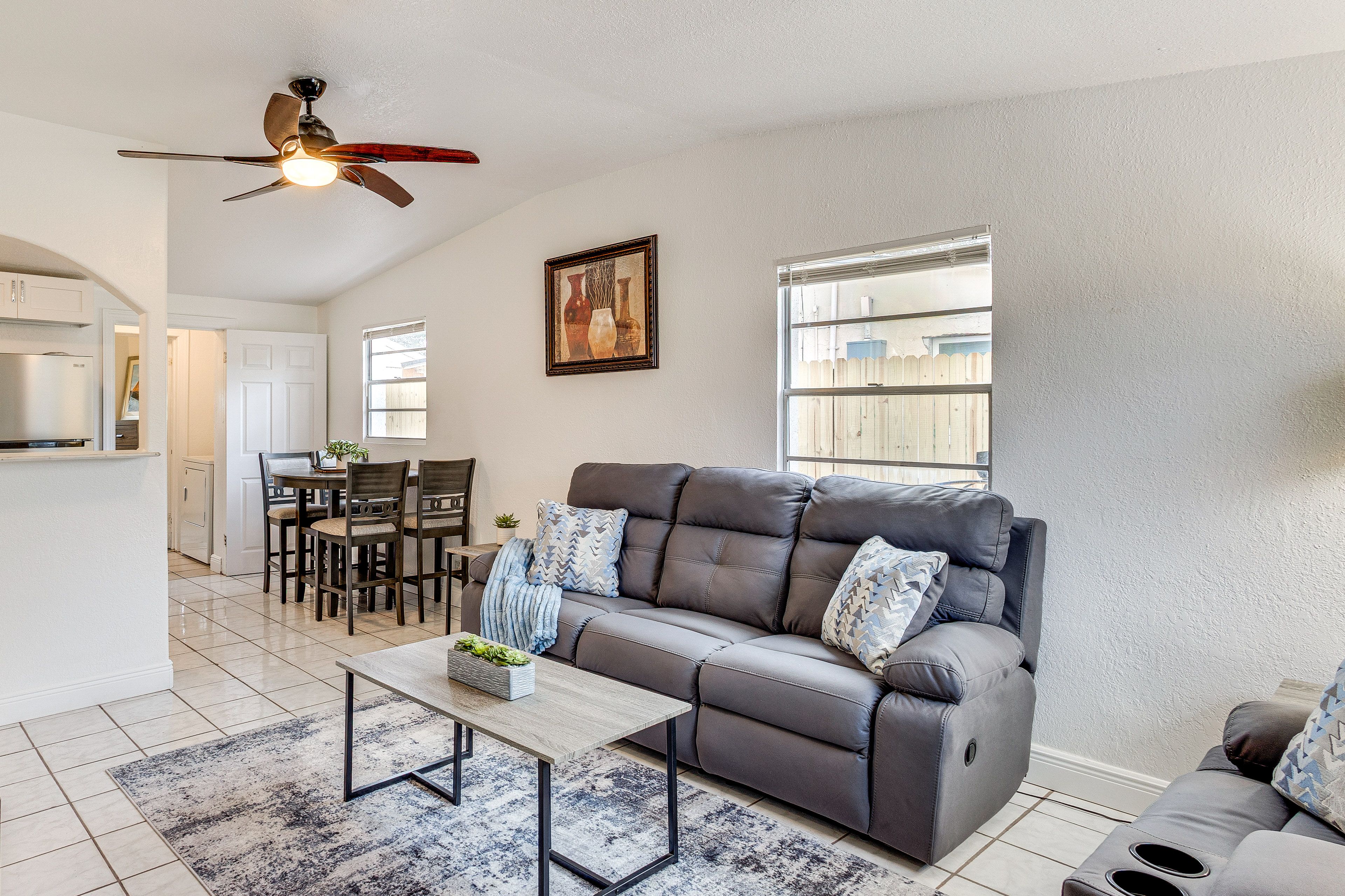 Tampa Vacation Rental | 3BR | 2BA | 1,062 Sq Ft | 1 Step to Enter