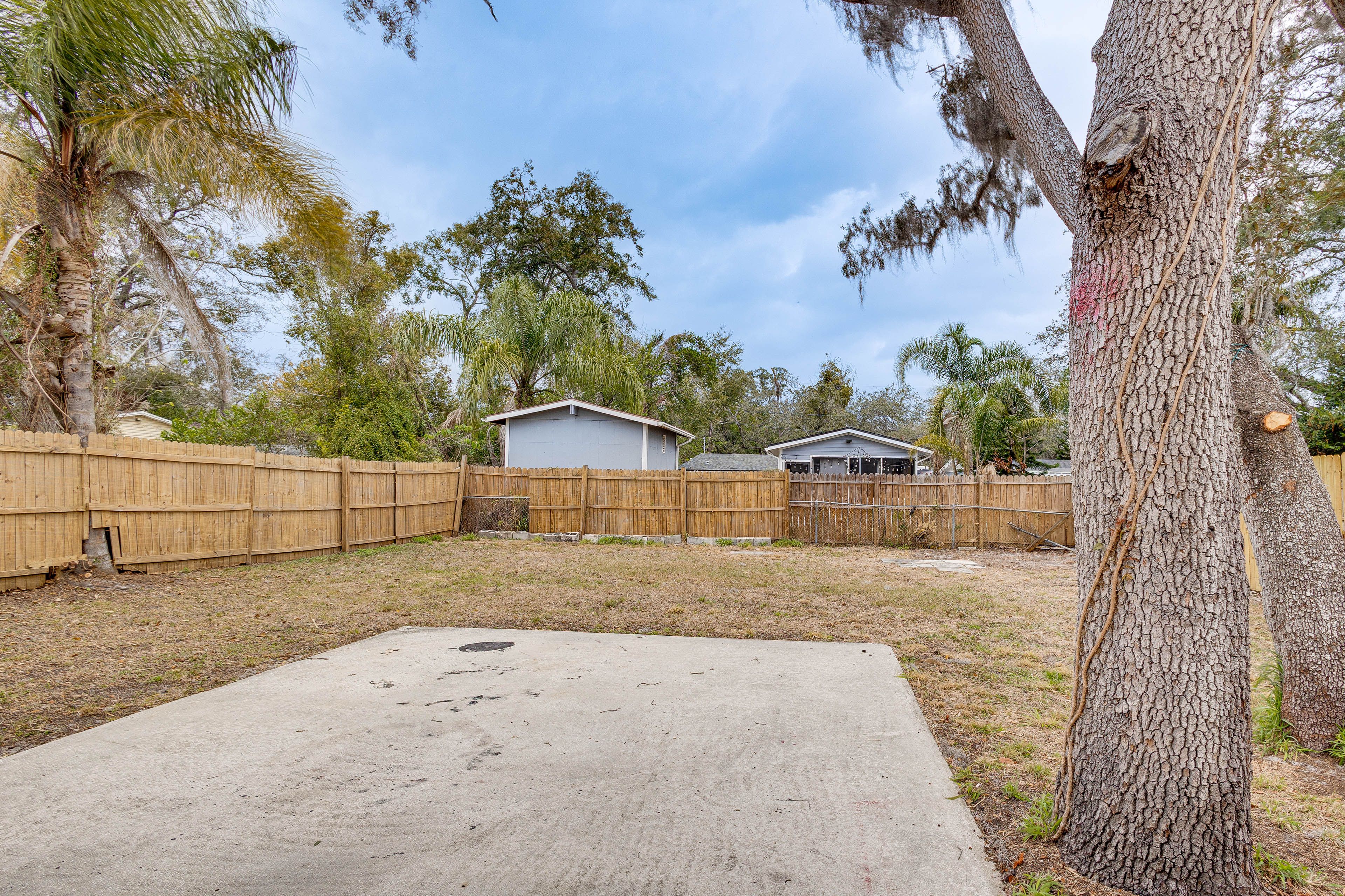 Private Backyard Area
