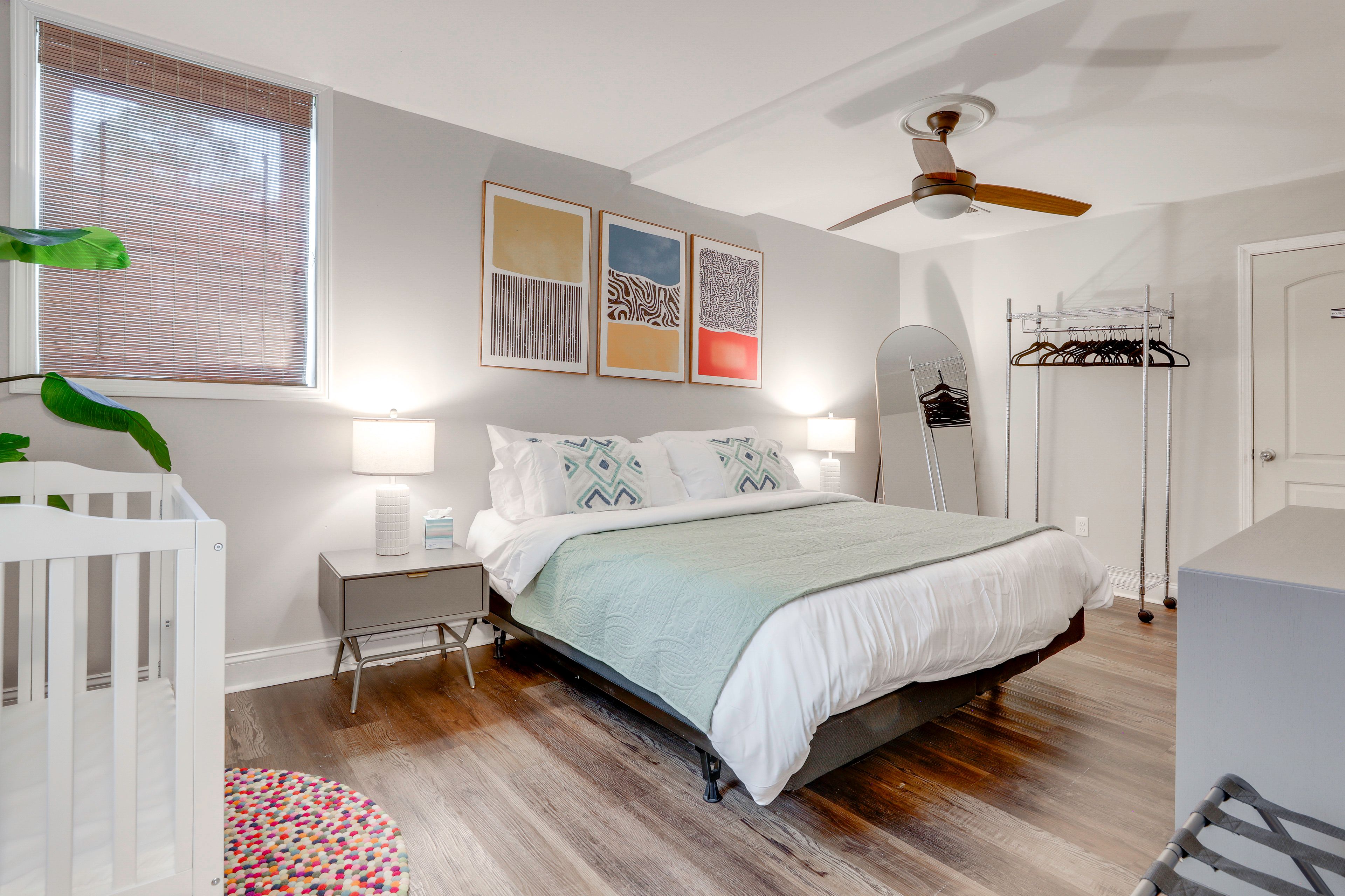 Bedroom 3 | Lower Floor | King Bed | Crib