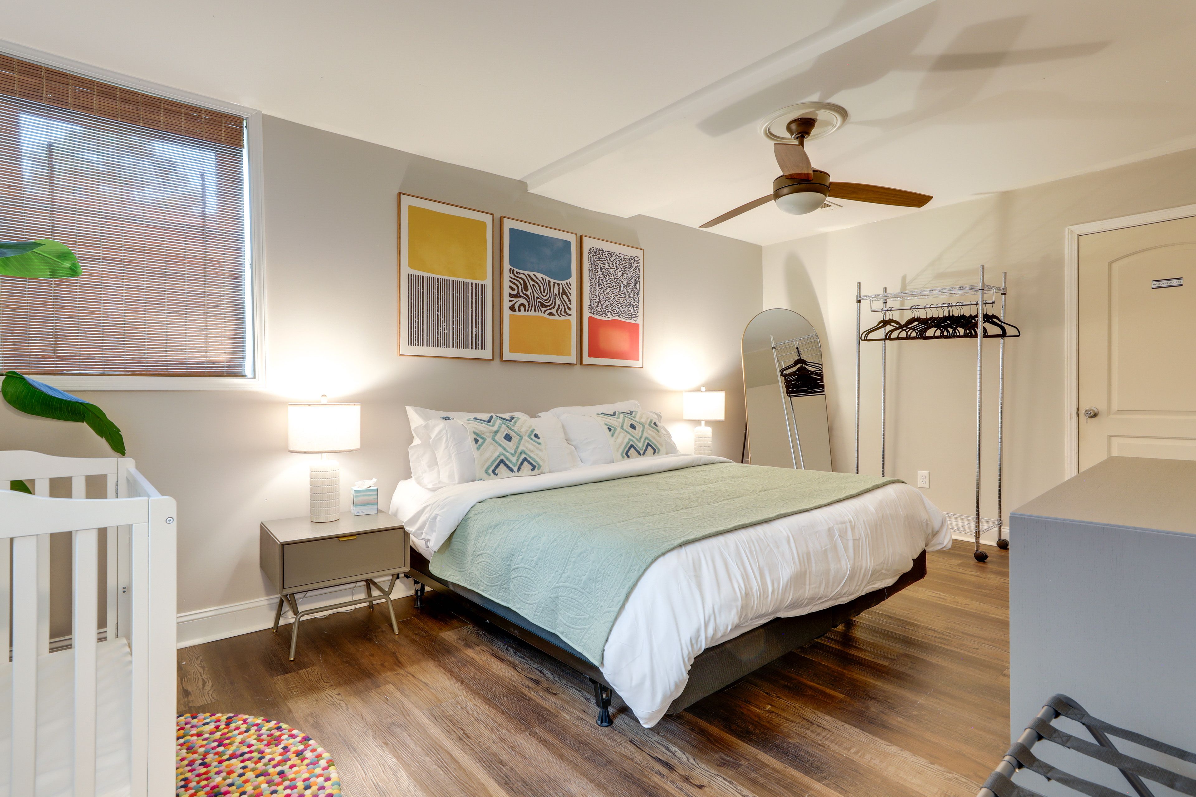 Bedroom 3 | Lower Floor | King Bed | Crib