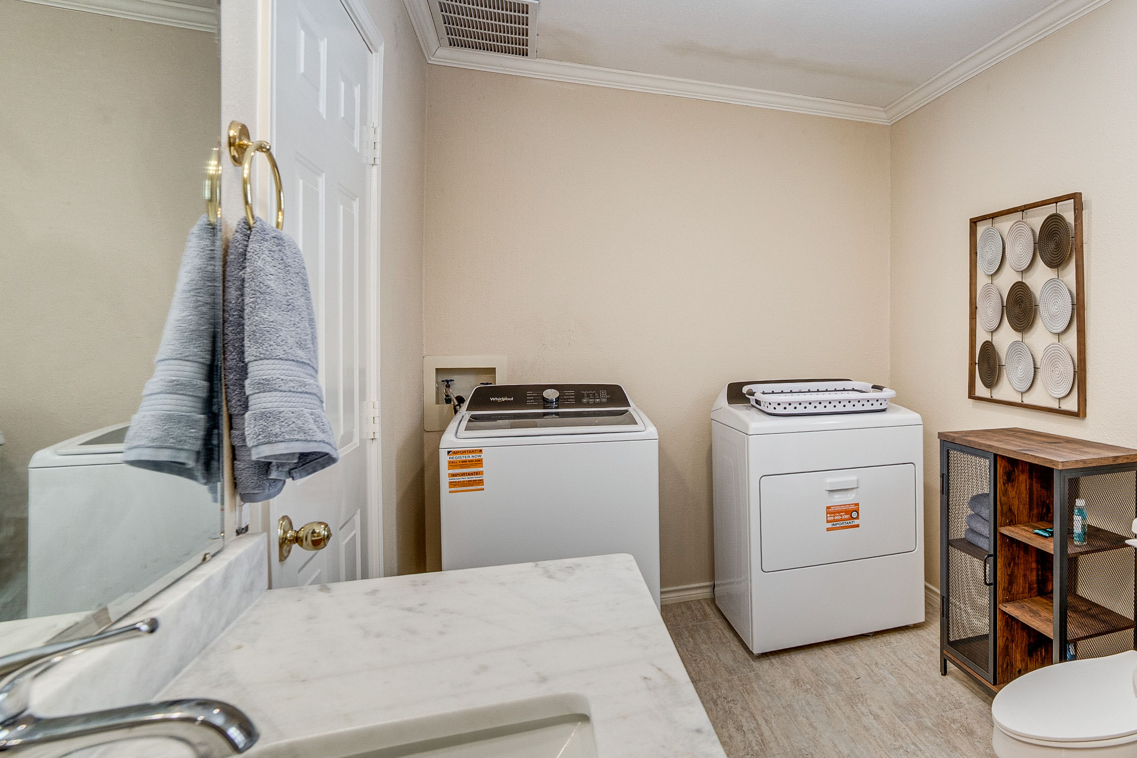 Full Bathroom | Laundry | 1st Floor