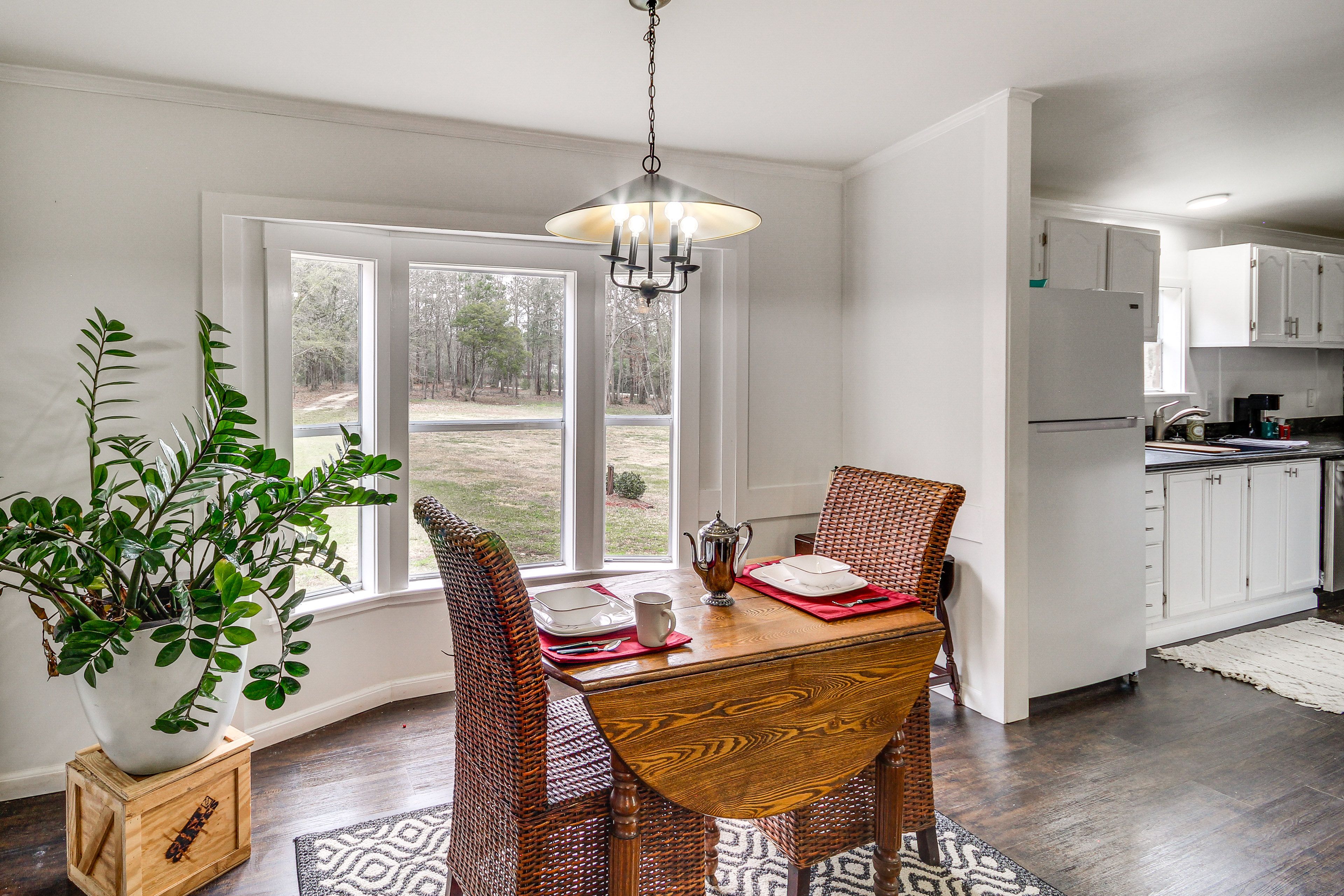 Dining & Kitchen Area | Central Heating & A/C