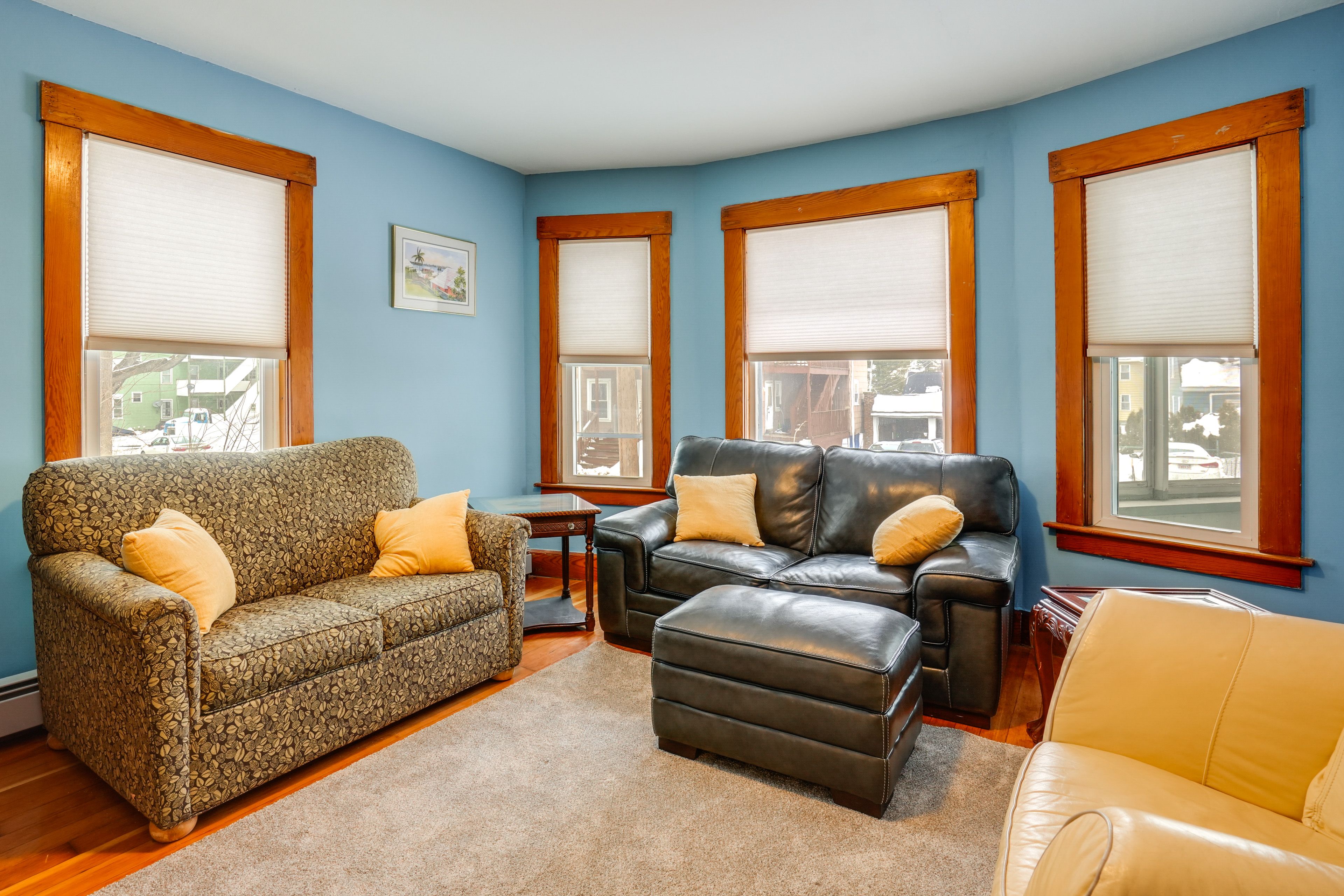 Fitchburg Vacation Rental | 3BR | 1BA | 1,300 Sq Ft | 4 Steps for Access