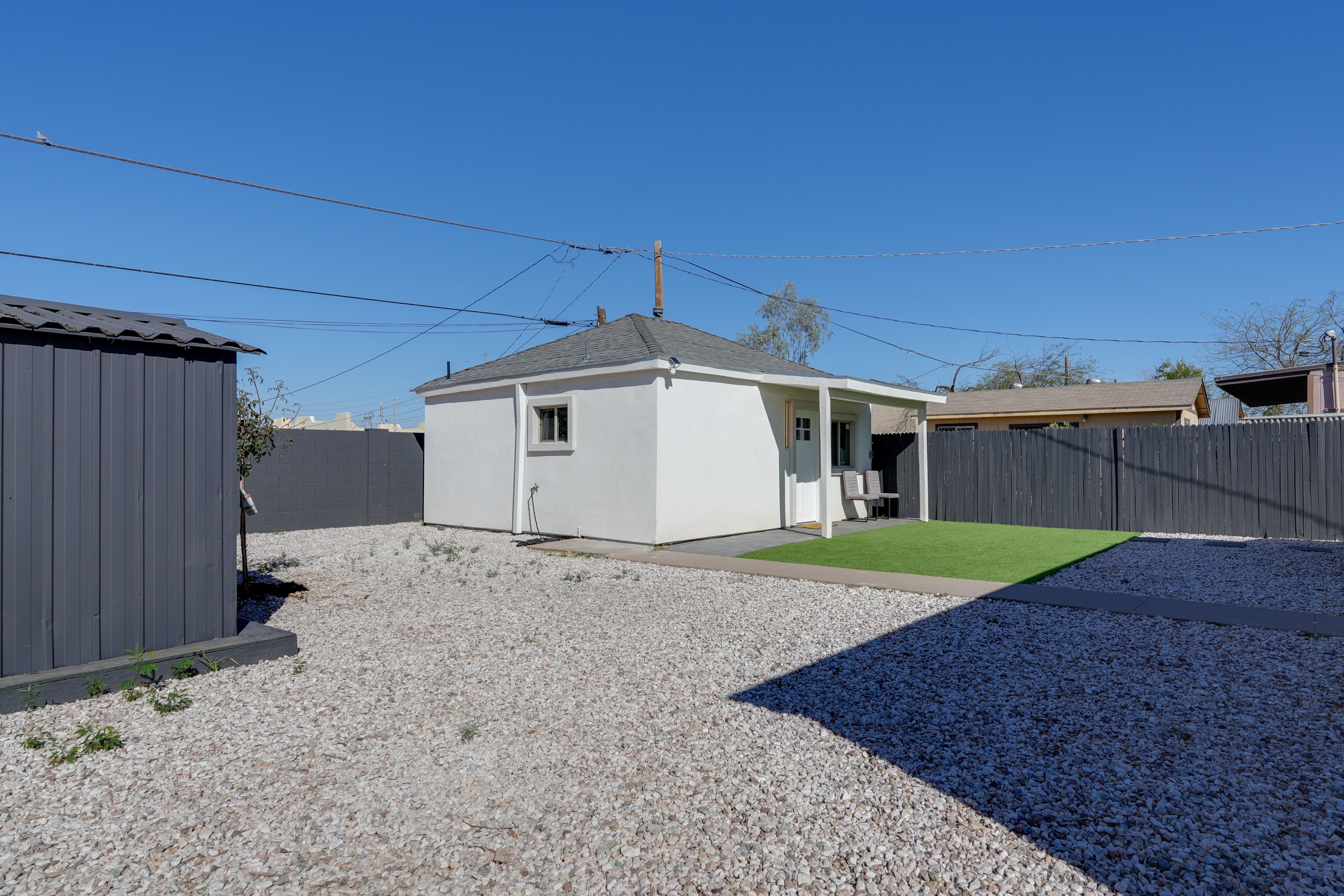 Shared Backyard Area