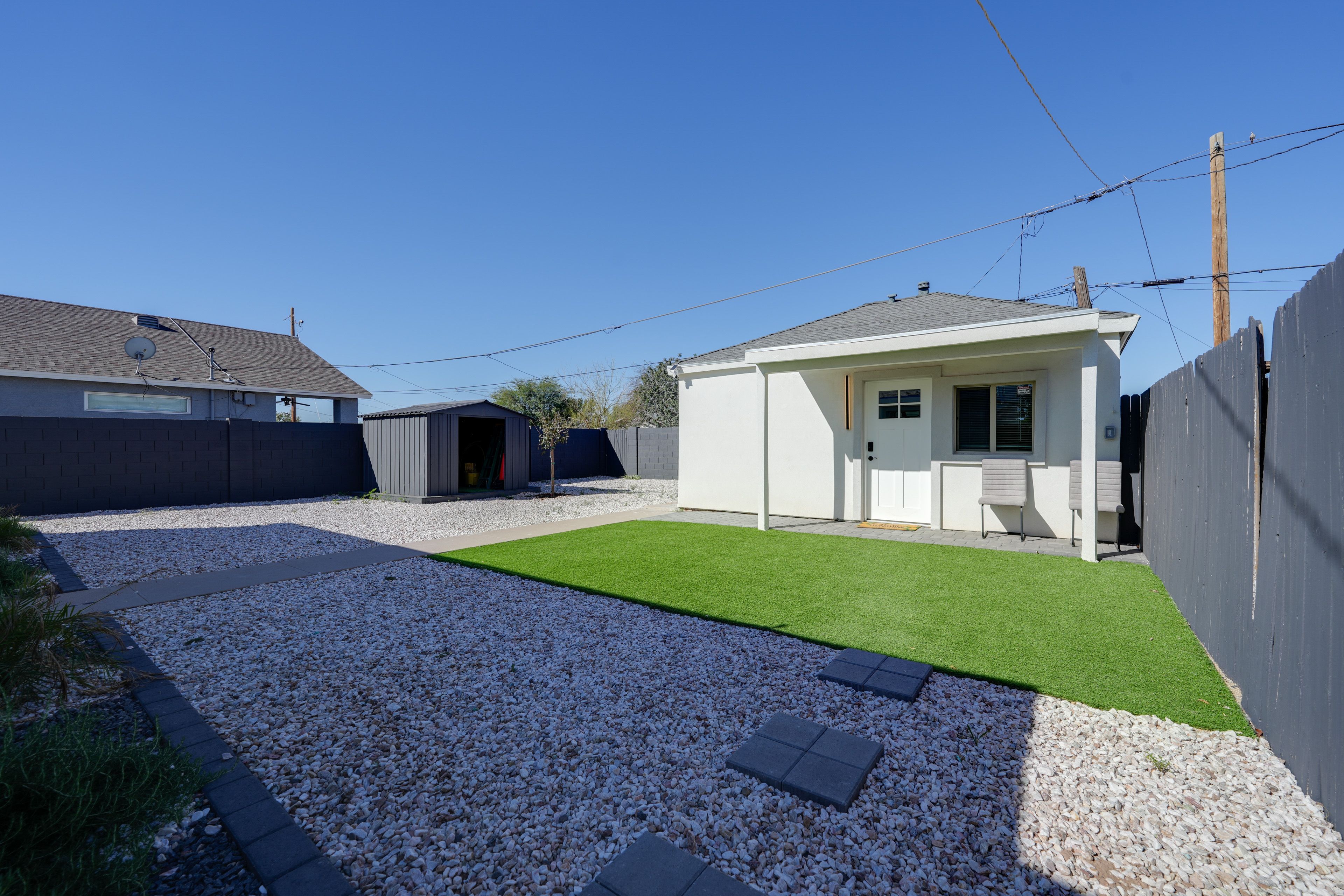 Shared Backyard Area