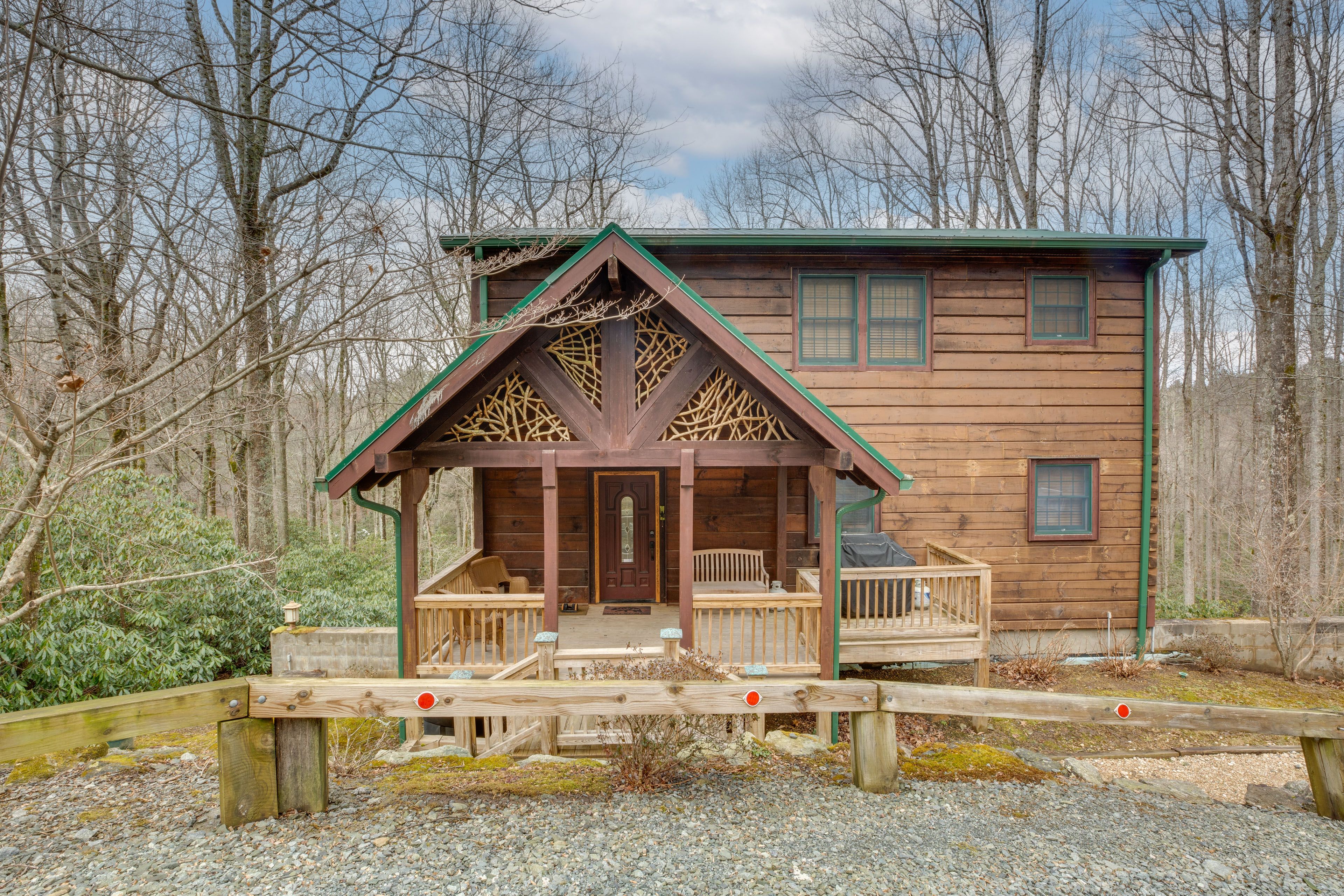 Property Exterior | Multi-Level Cabin