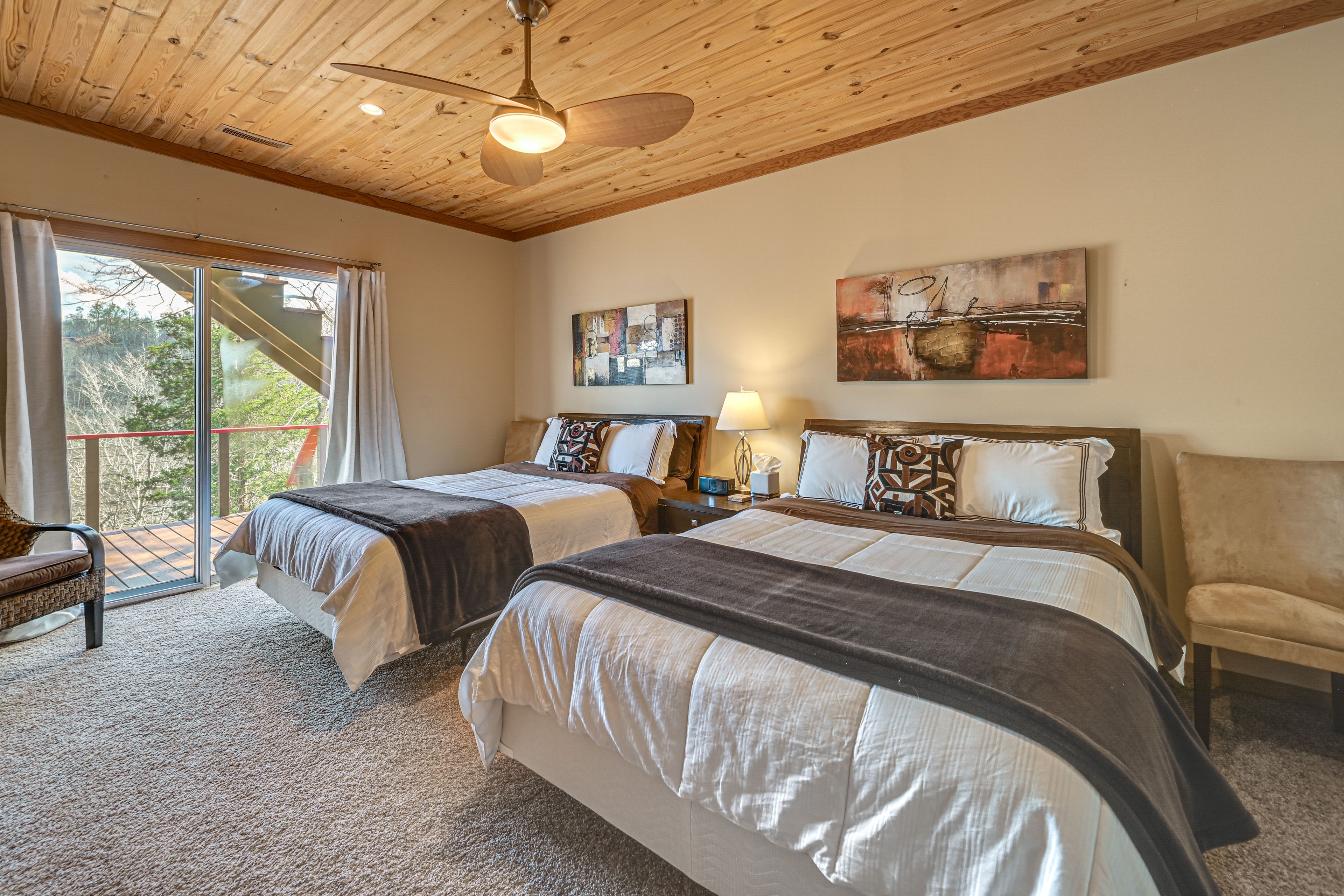 Bedroom 2 | Lower Level | 2 Queen Beds