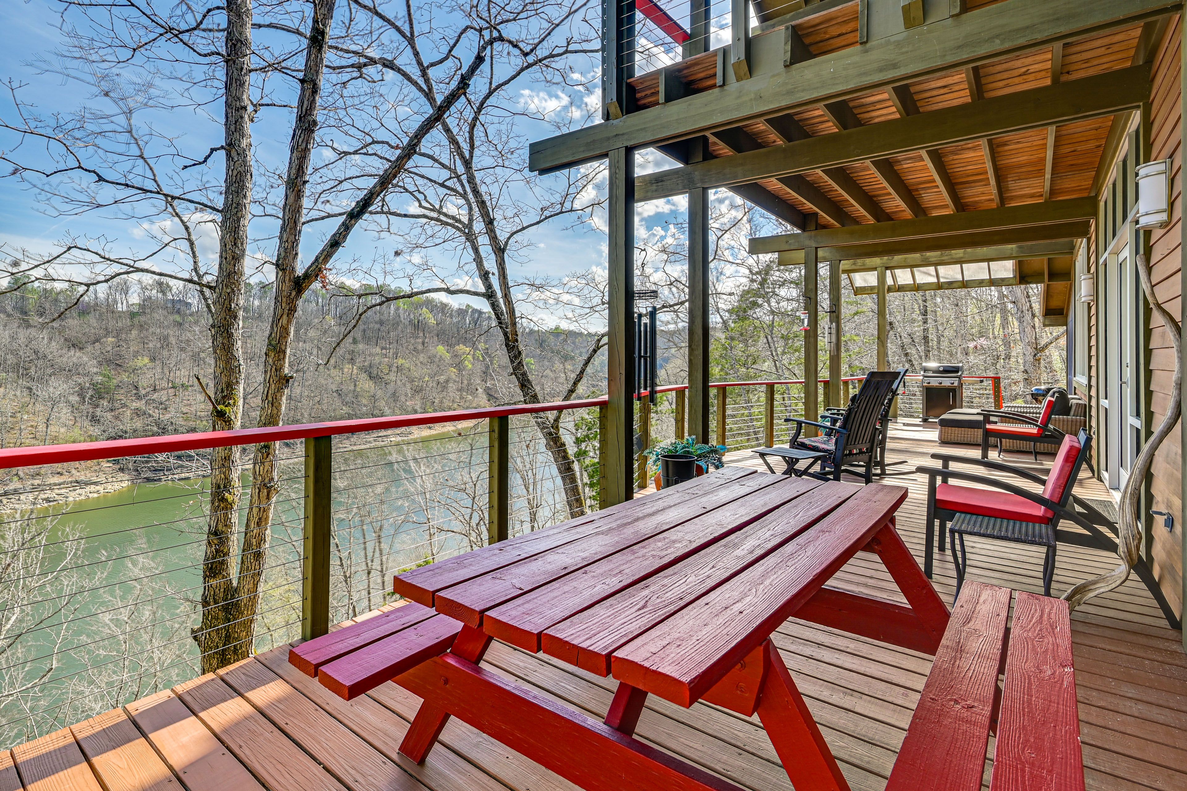 Property Exterior | Furnished Decks | Gas & Charcoal Grills