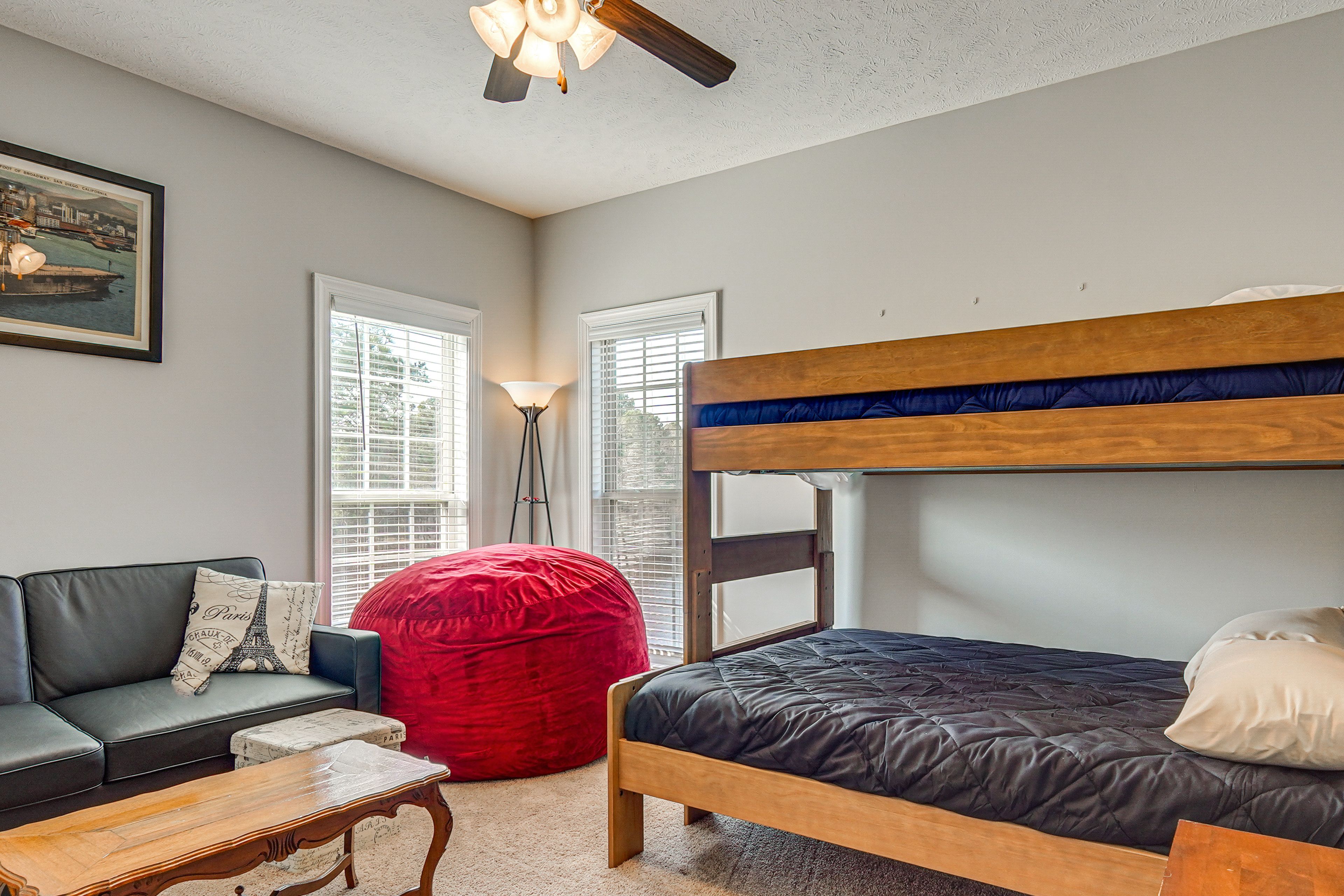 Bedroom 3 | Twin/Full Bunk Bed | Twin Sleeper Sofa | 1st Floor