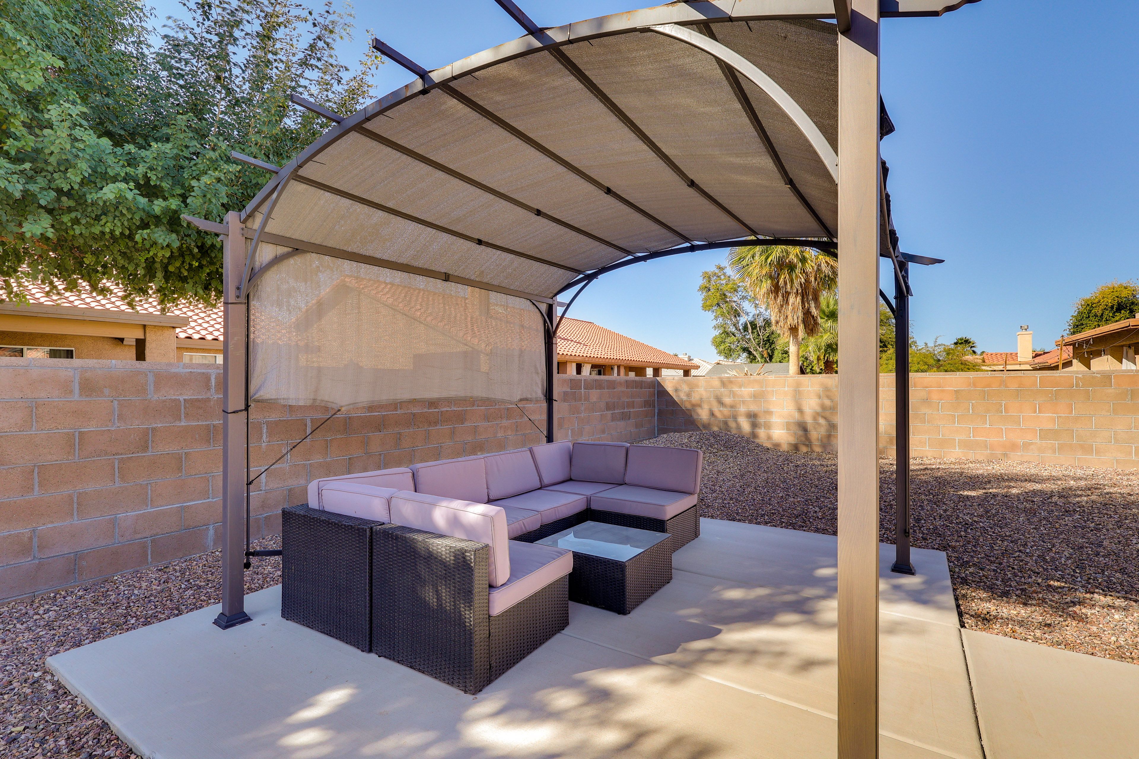 Private Backyard Area