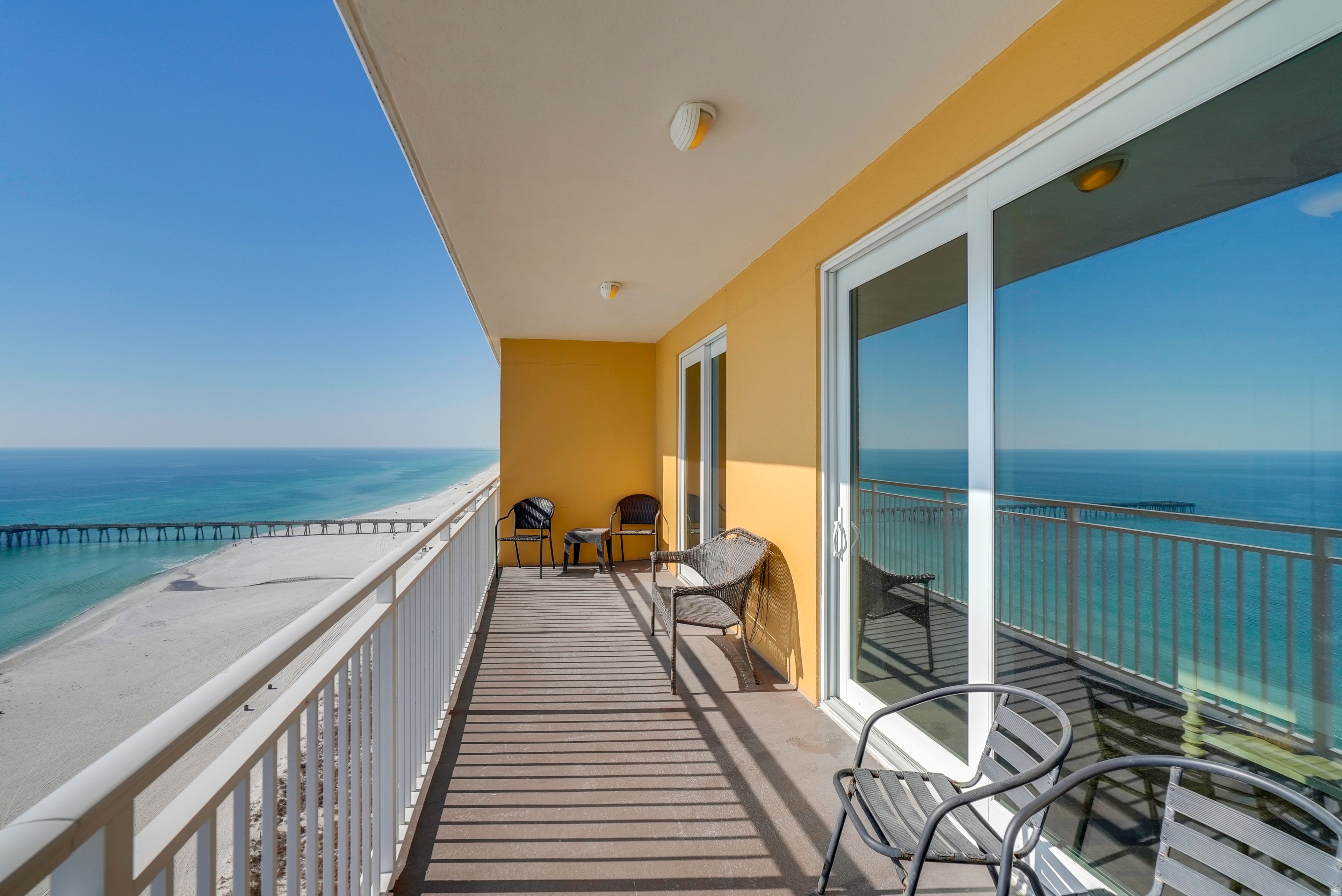 Private Balcony | Access via Living Room