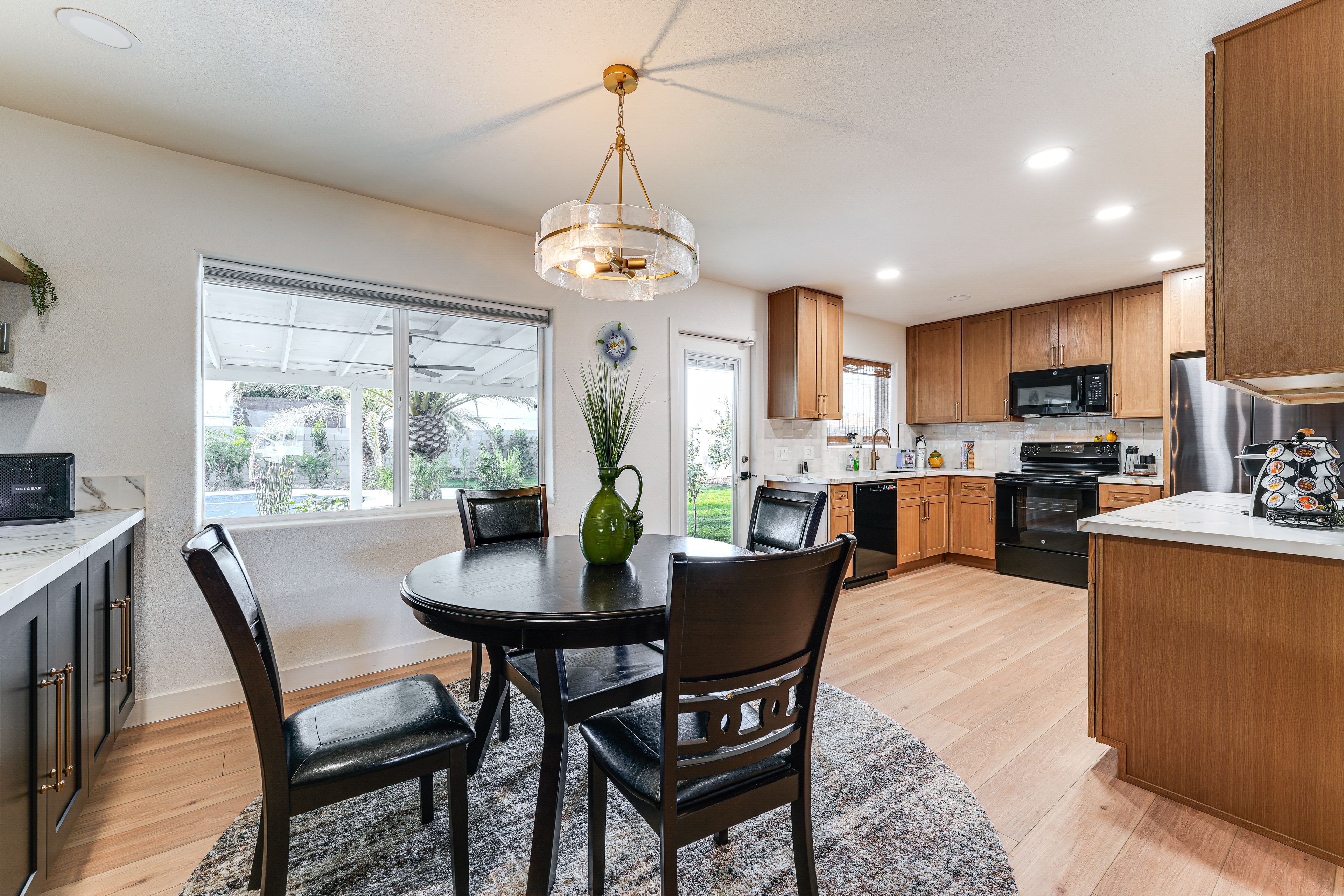 Dining & Kitchen Area | Updated Interior w/ New Appliances