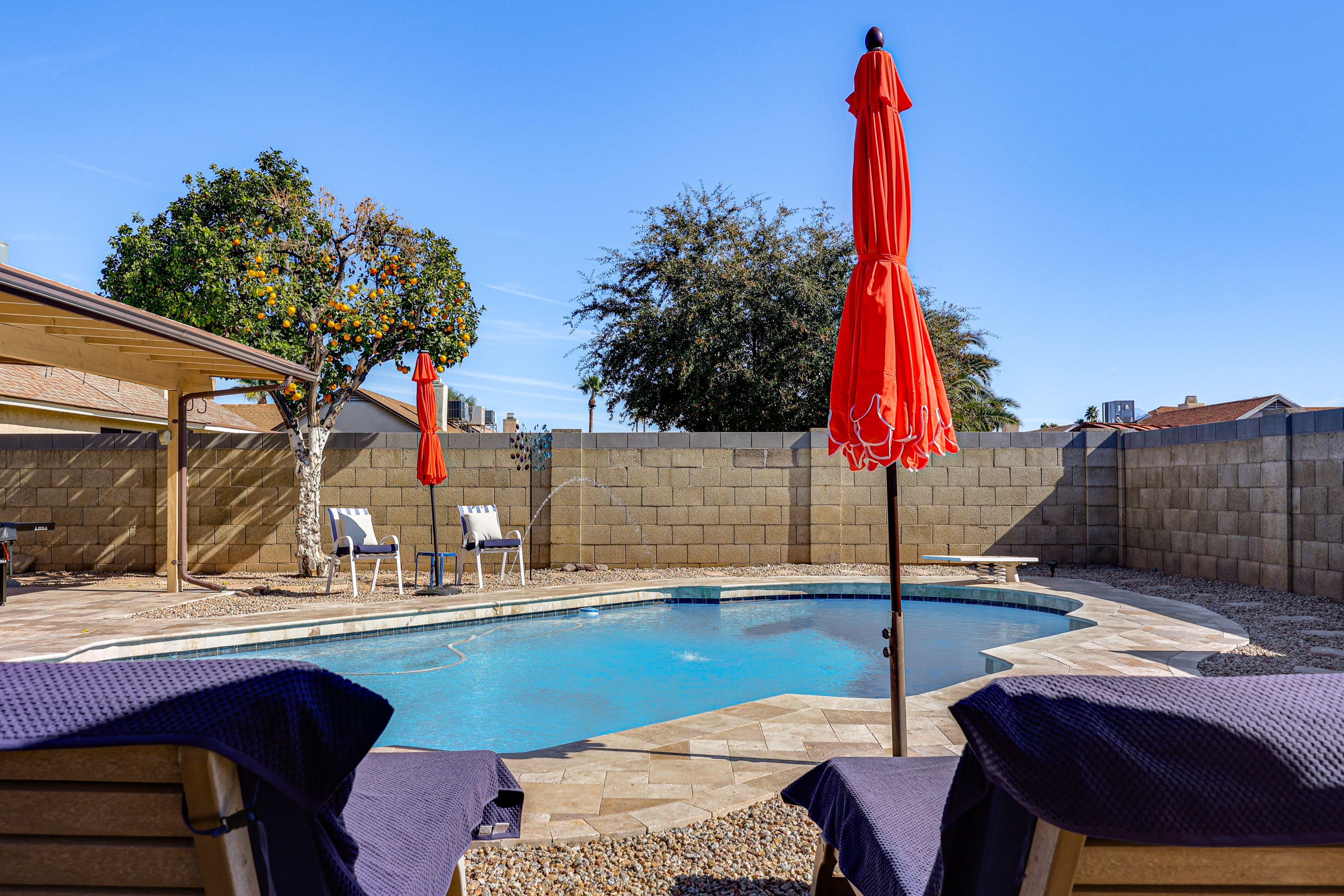 Private Pool (Not Heated) | Lounge Seating