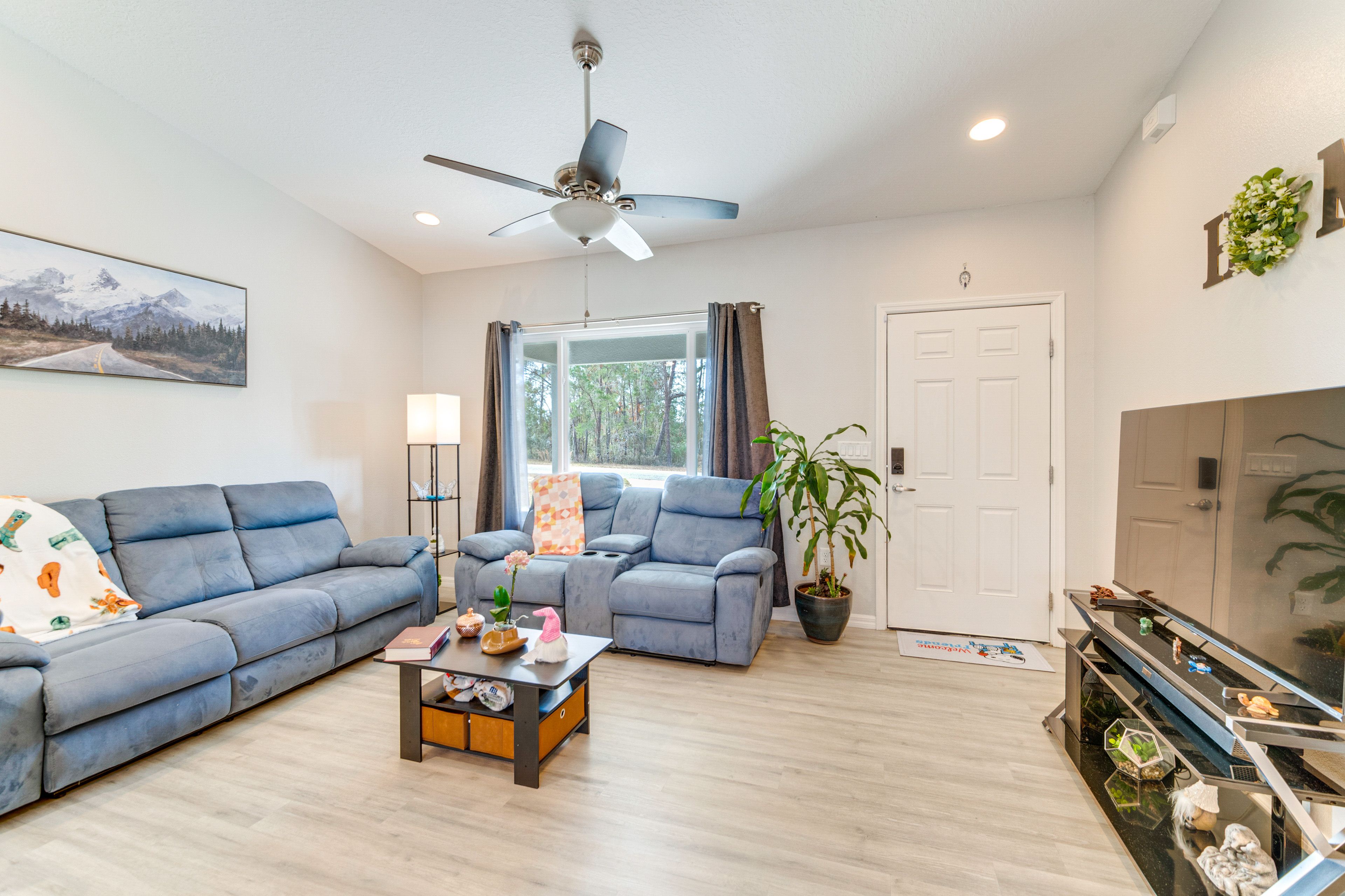 Living Room | Smart TV | Single-Story Home