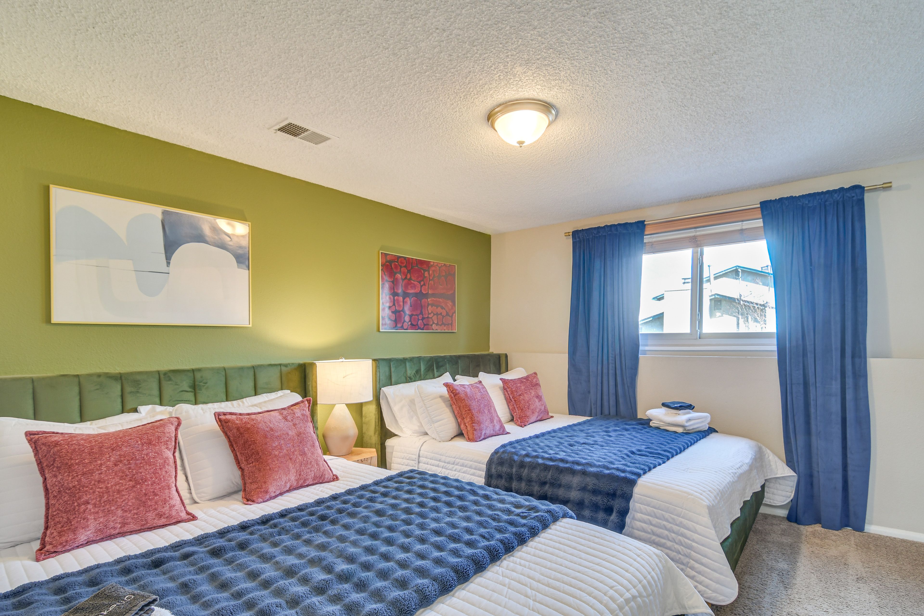 Bedroom 4 | 2 Queen Beds | Lower Level