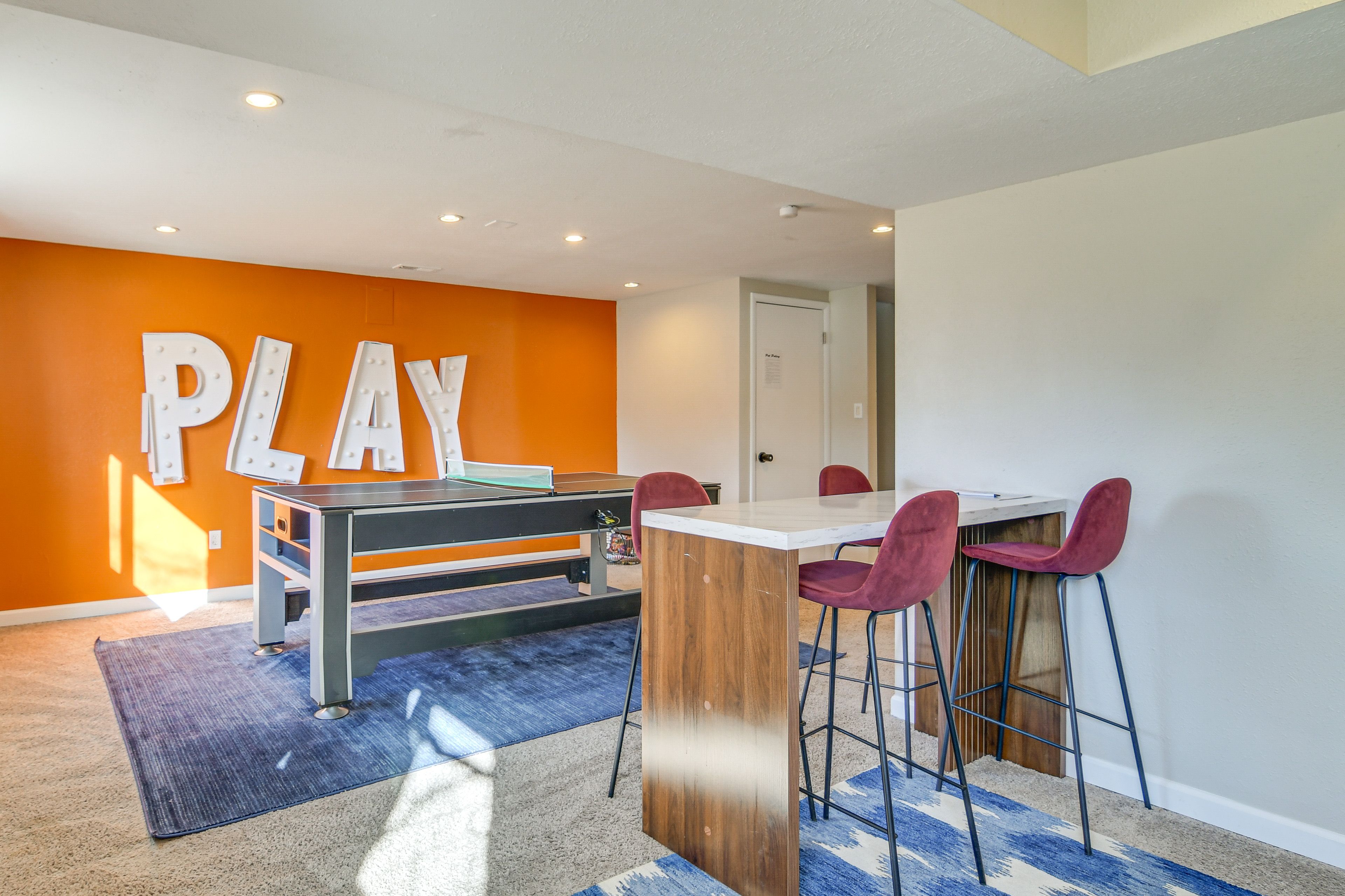 Game Room | Convertible Pool/Ping-Pong/Foosball Table