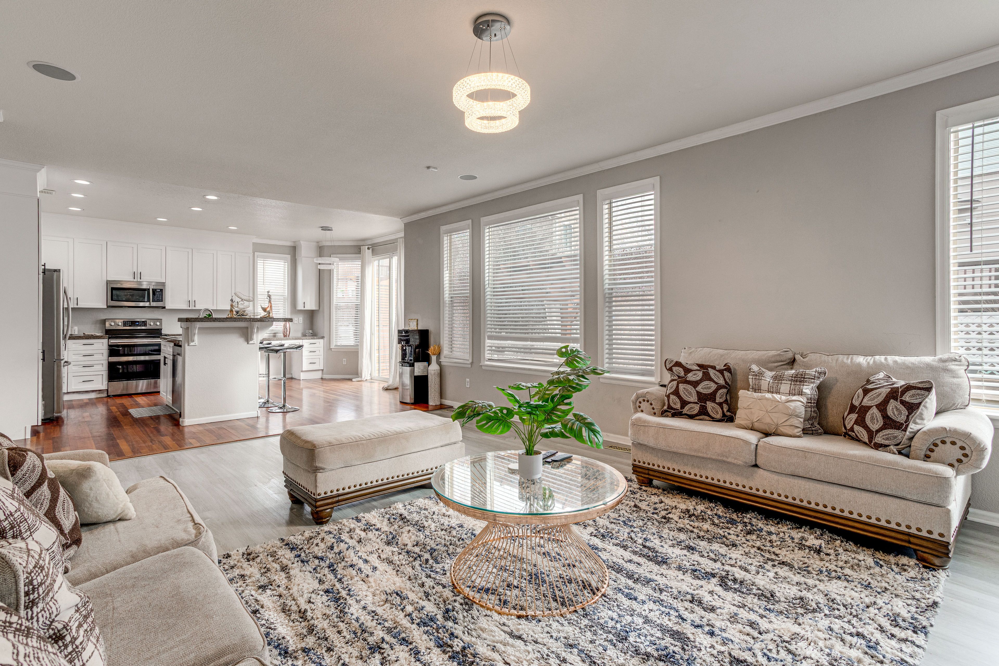 Aurora Vacation Rental | 3BR | 2.5BA | 3,086 Sq Ft | Stairs to Access