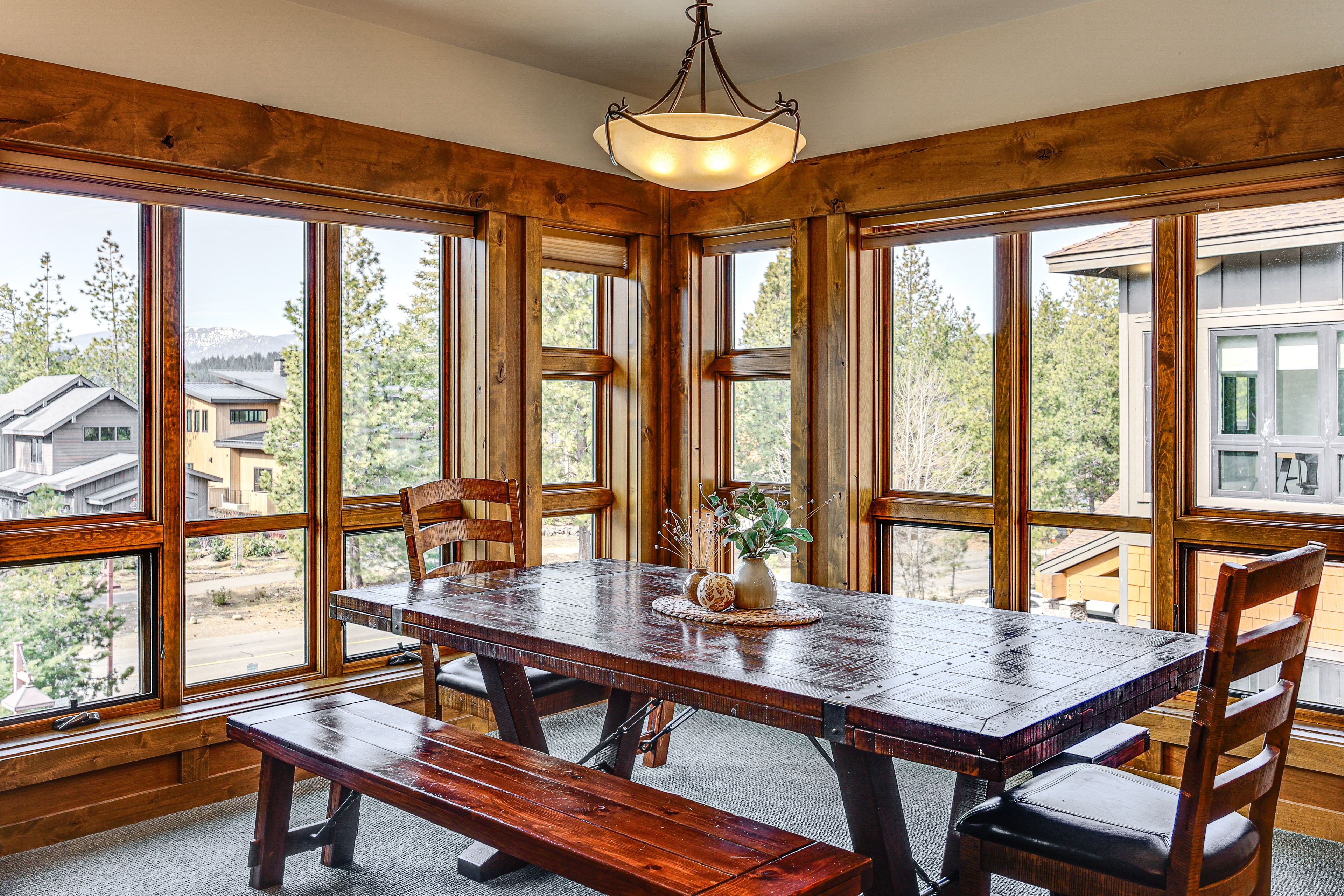 Dining Area with Panoramic Windows and Scenic Views