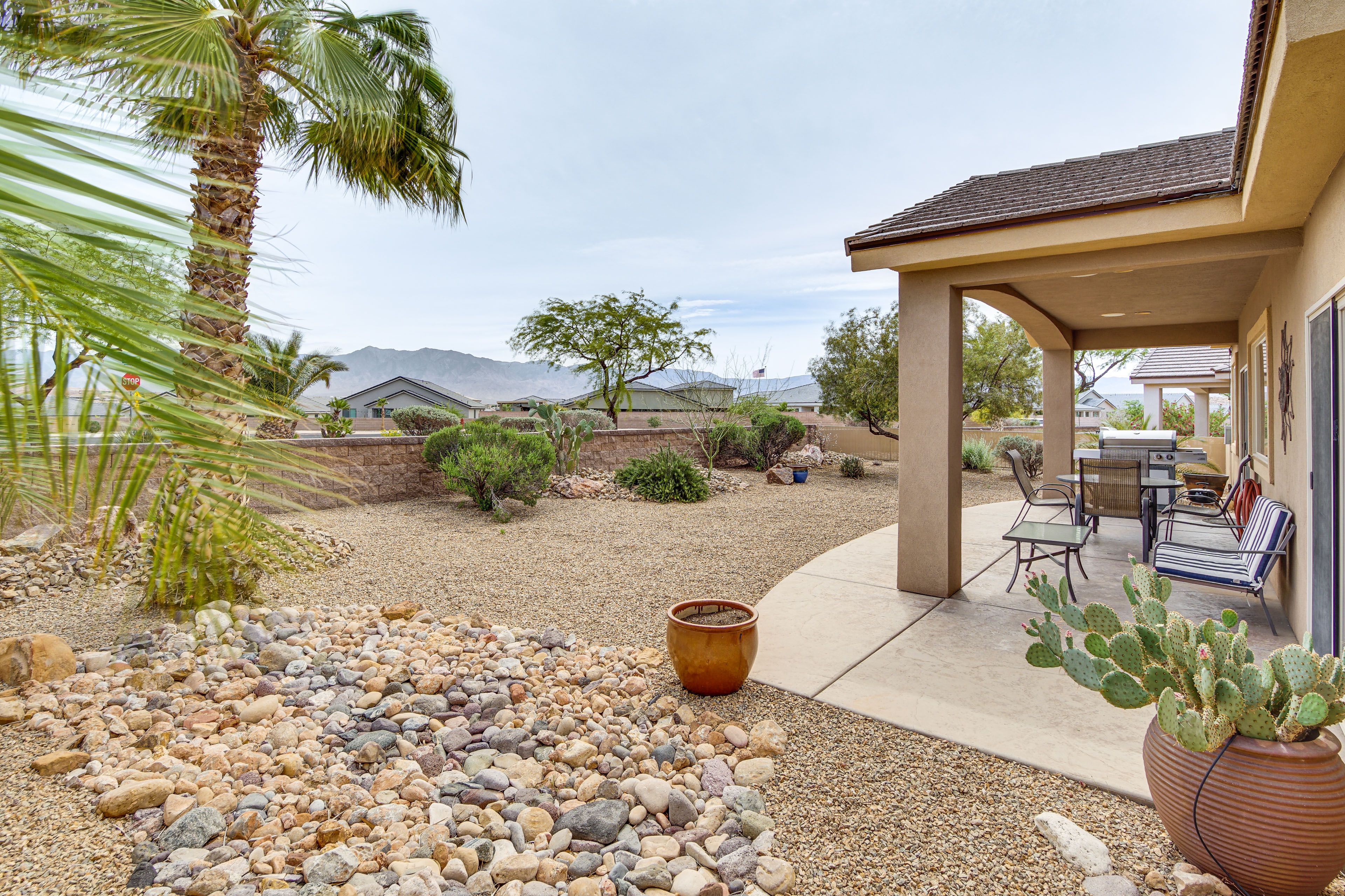 Fenced Gravel Yard | Mountain Views