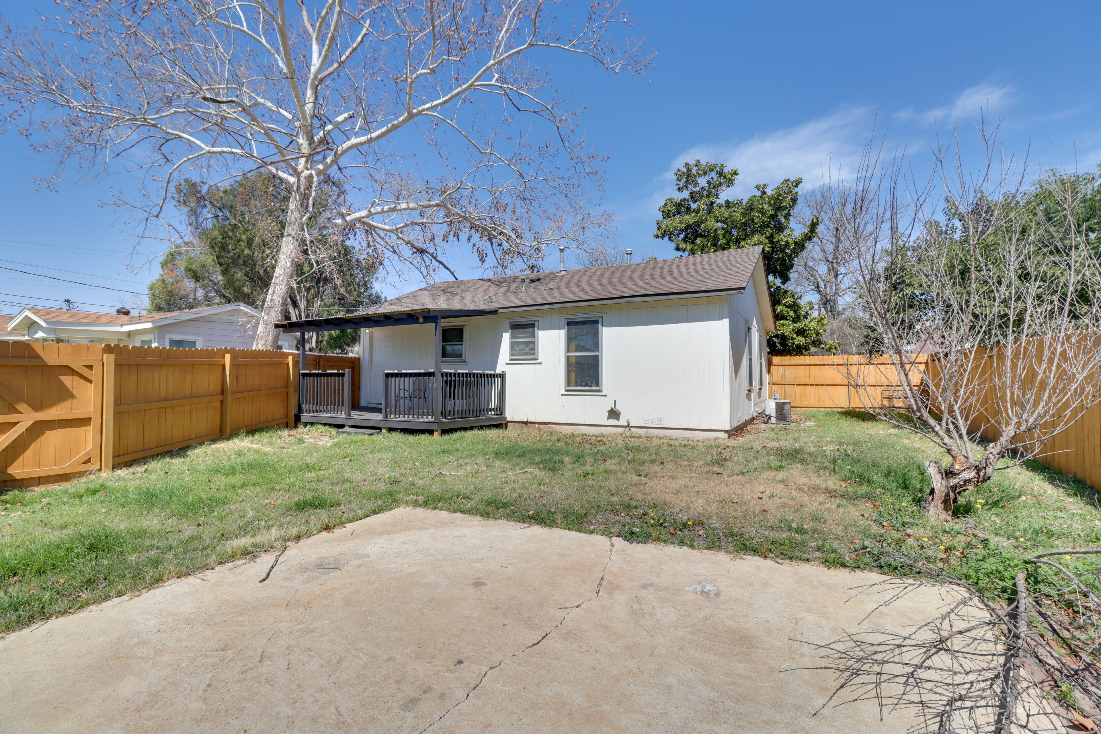 Fenced Yard