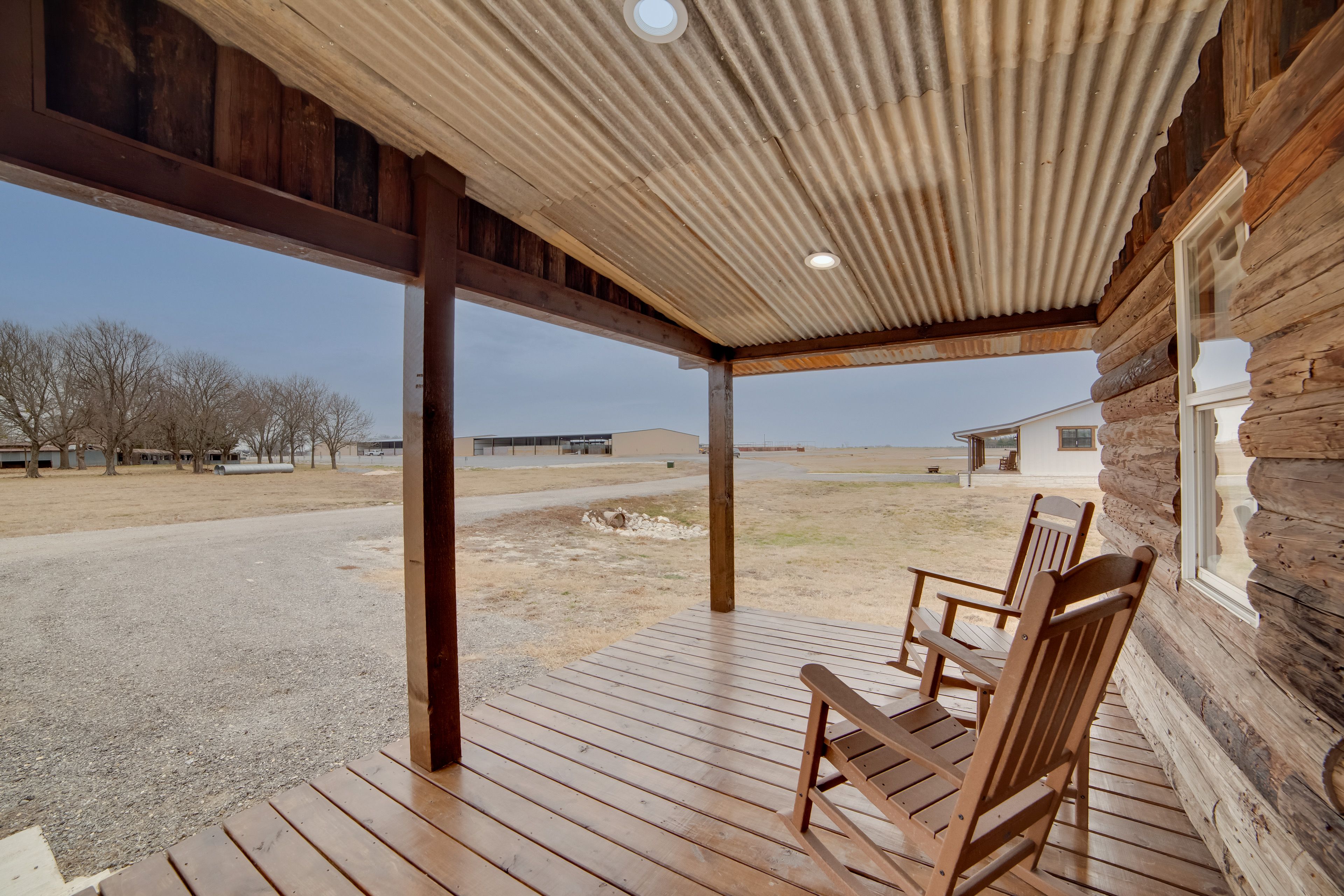 Furnished Porch | WES Arena On-Site