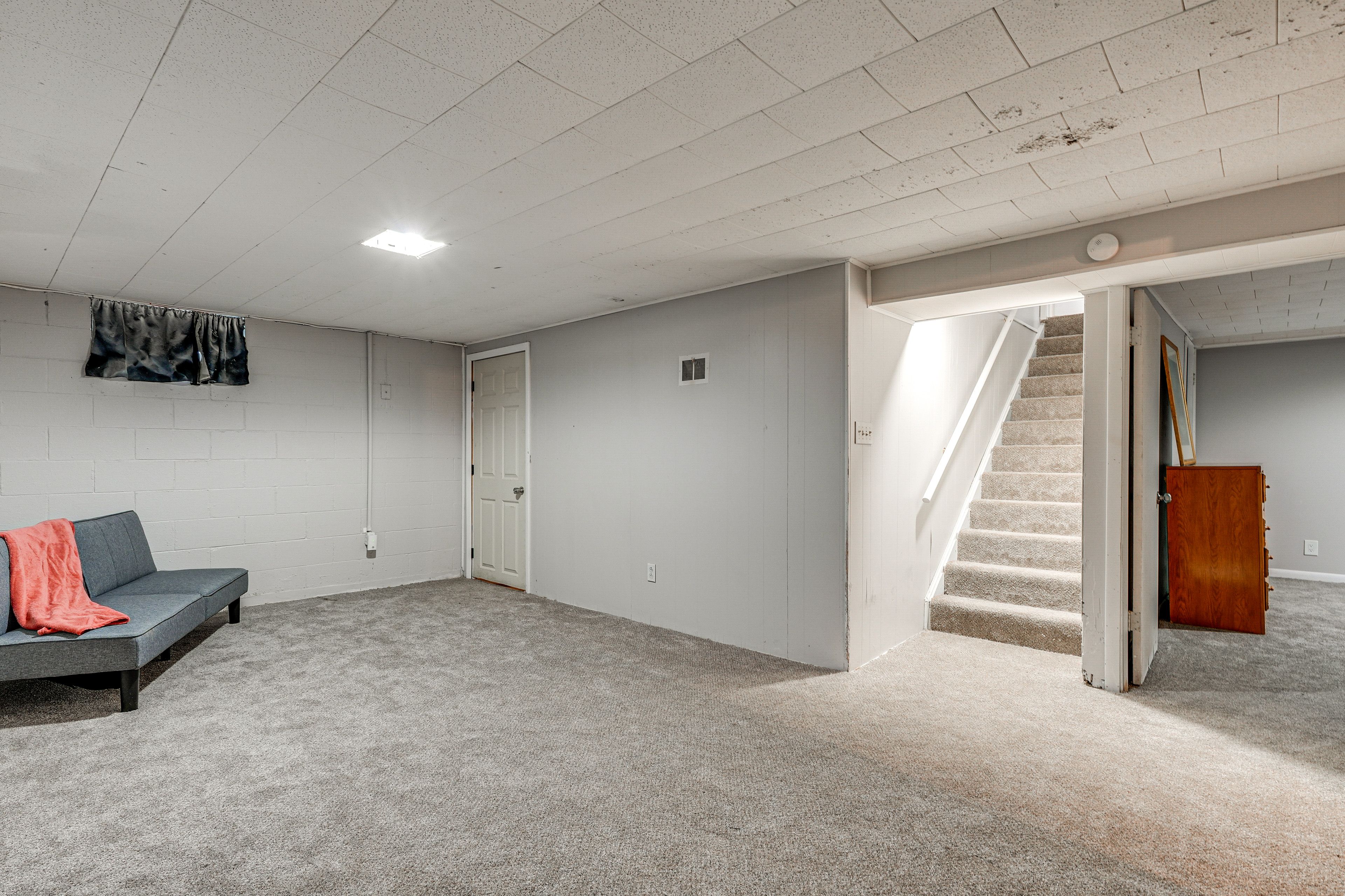 Den | Lower Level | Twin Futon