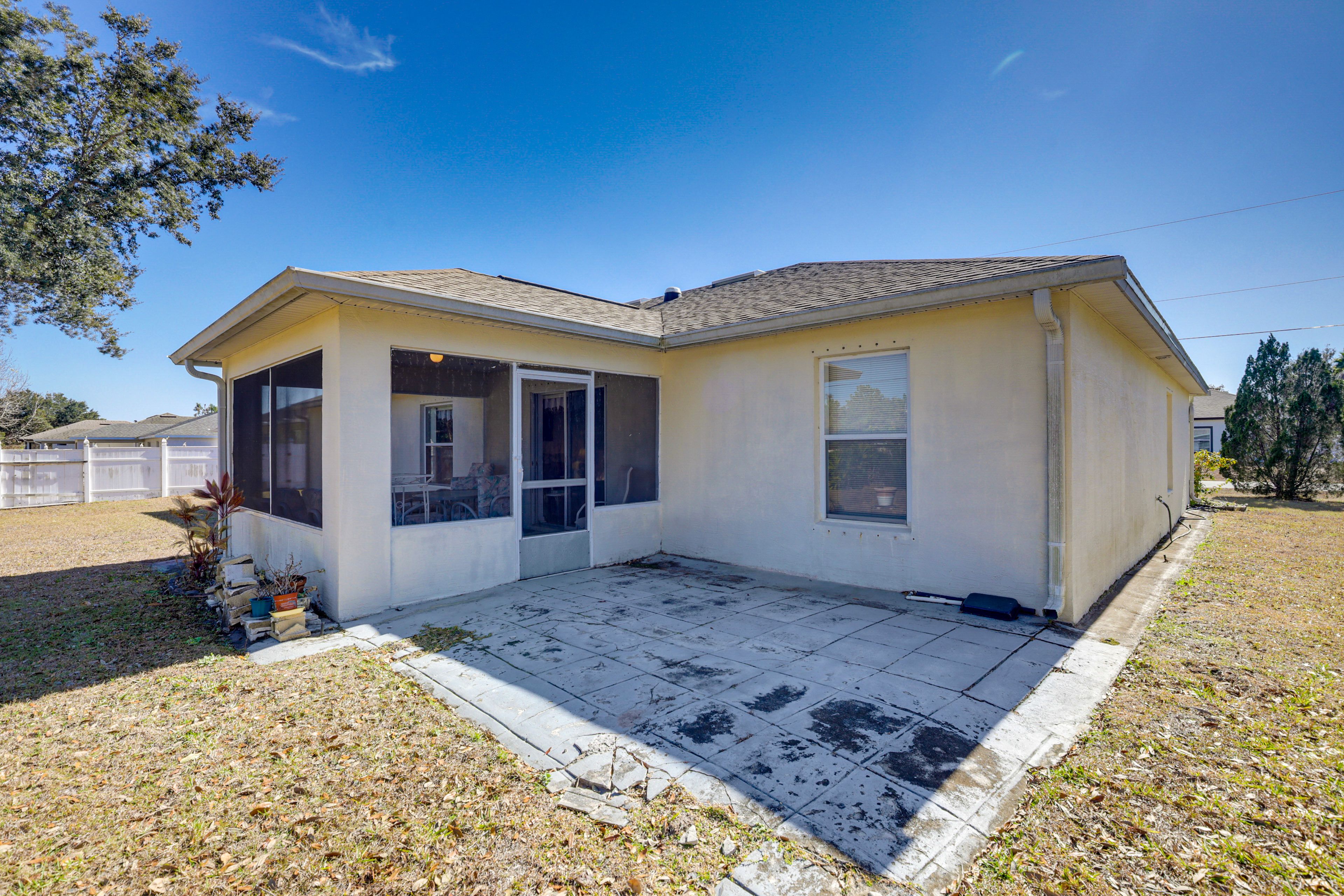Private Backyard Area