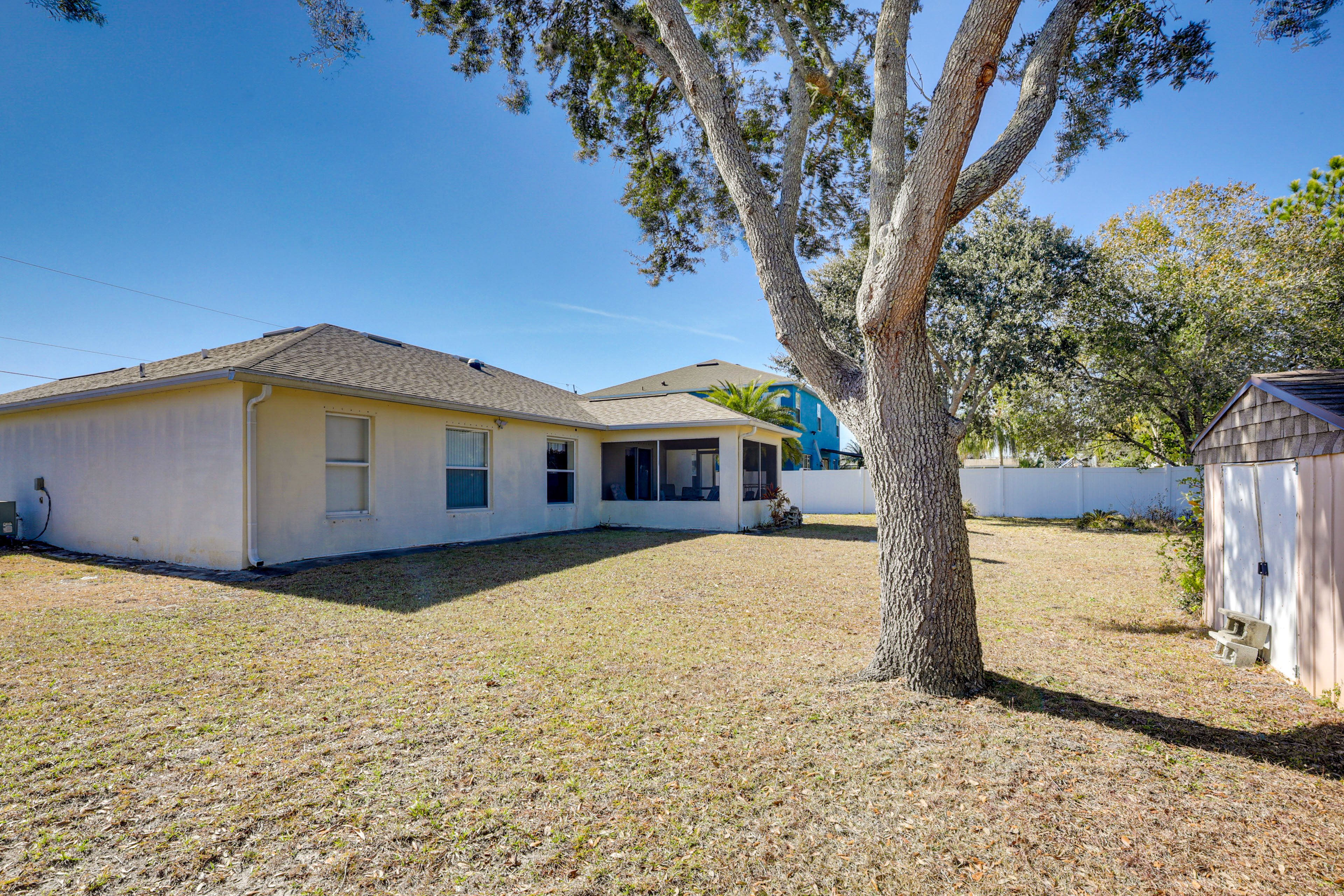Private Backyard Area