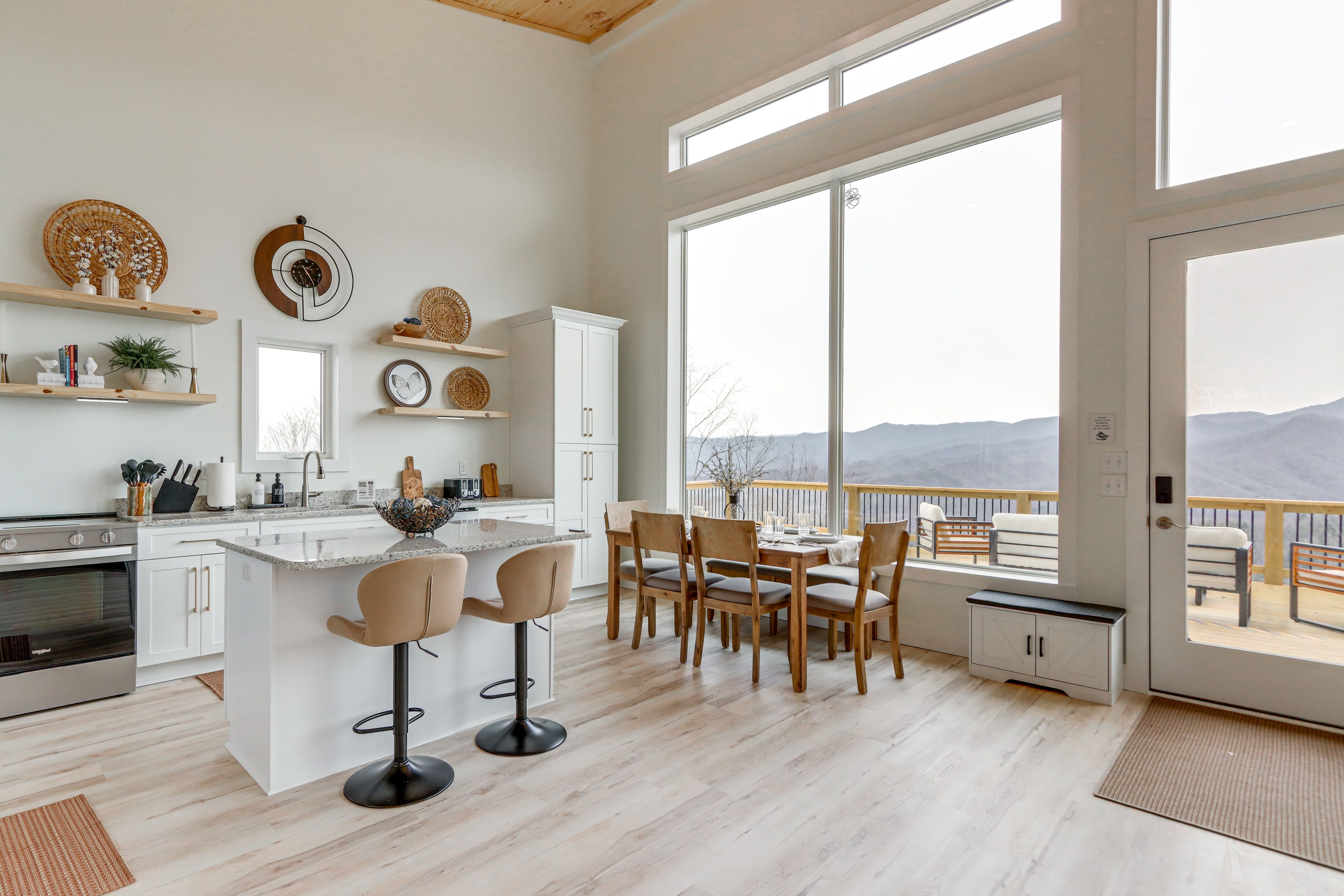 Kitchen | Dining Area | Mountain Views