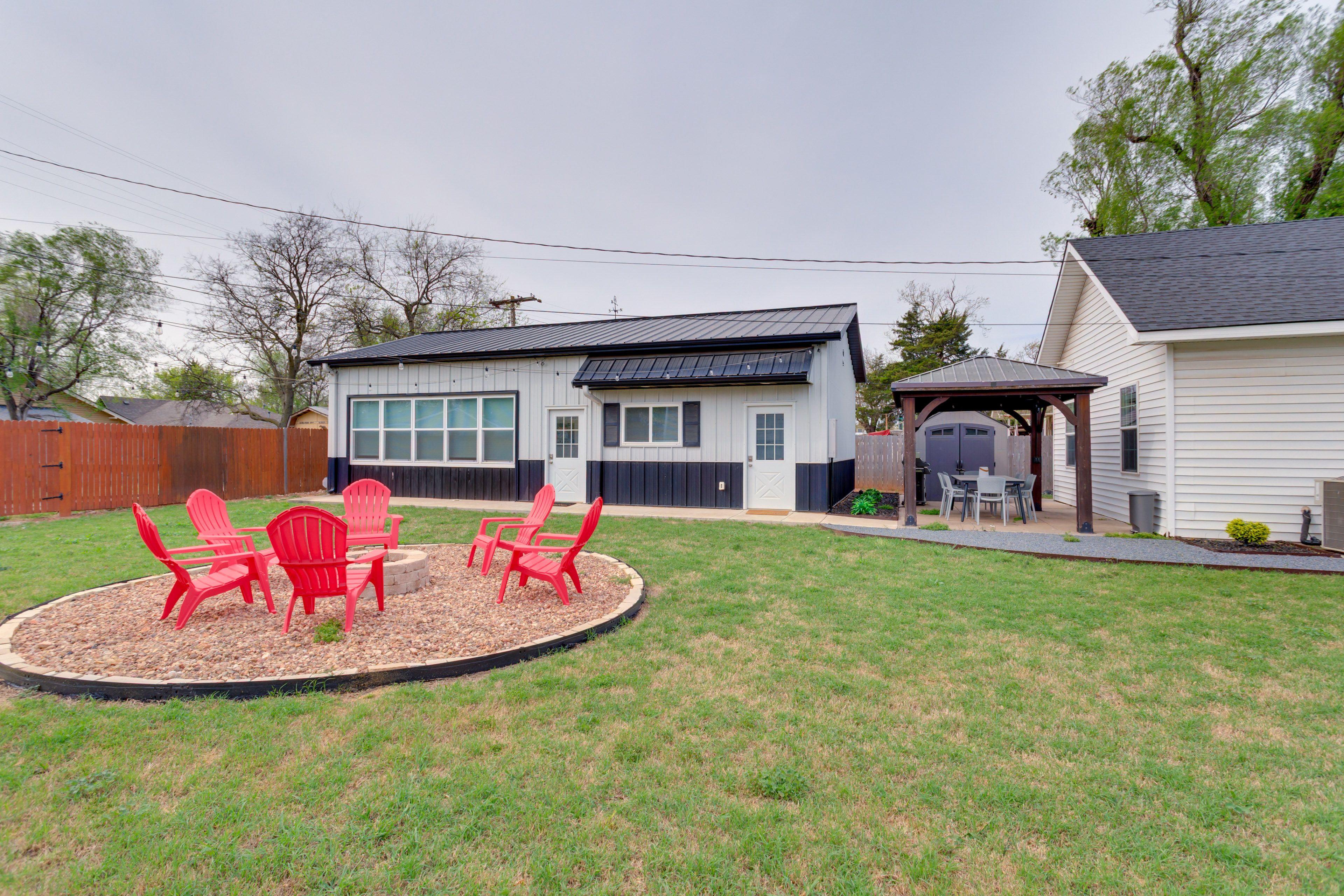 Norman Vacation Rental | 1BR | 2BA | 1,300 Sq Ft | Step-Free Access