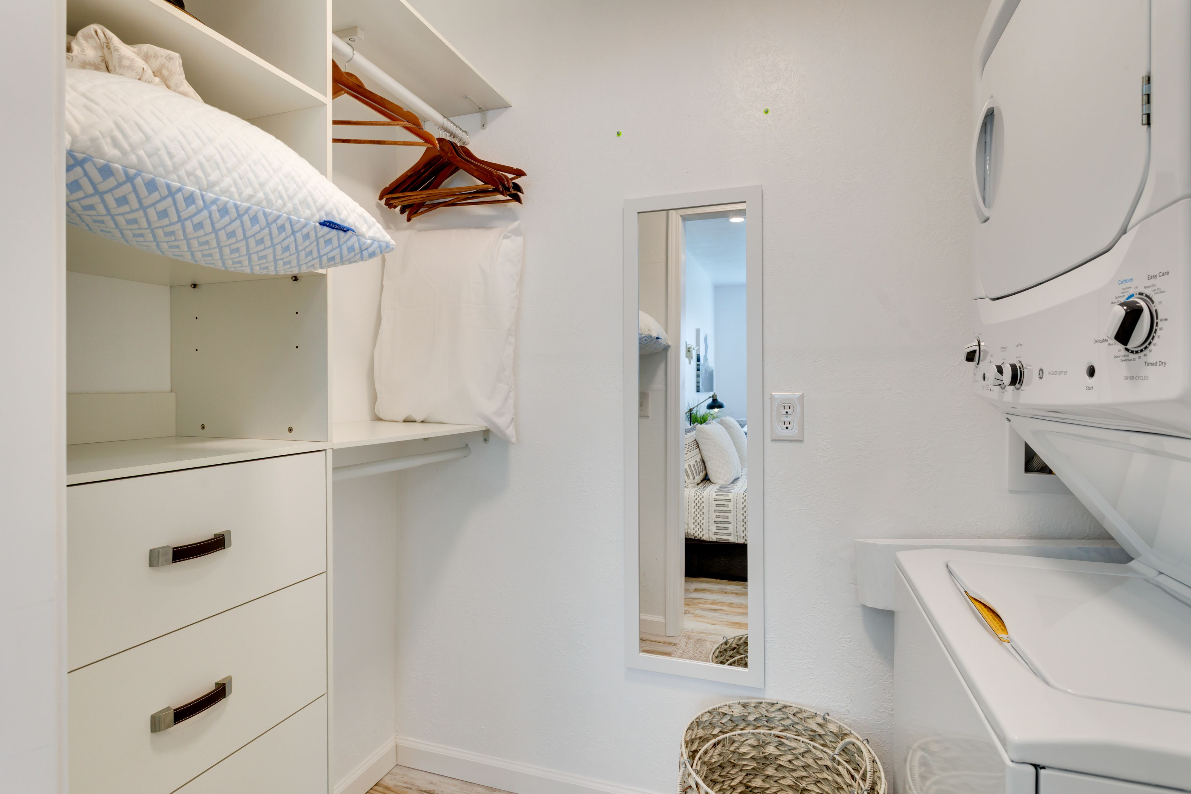 Closet & Laundry Area