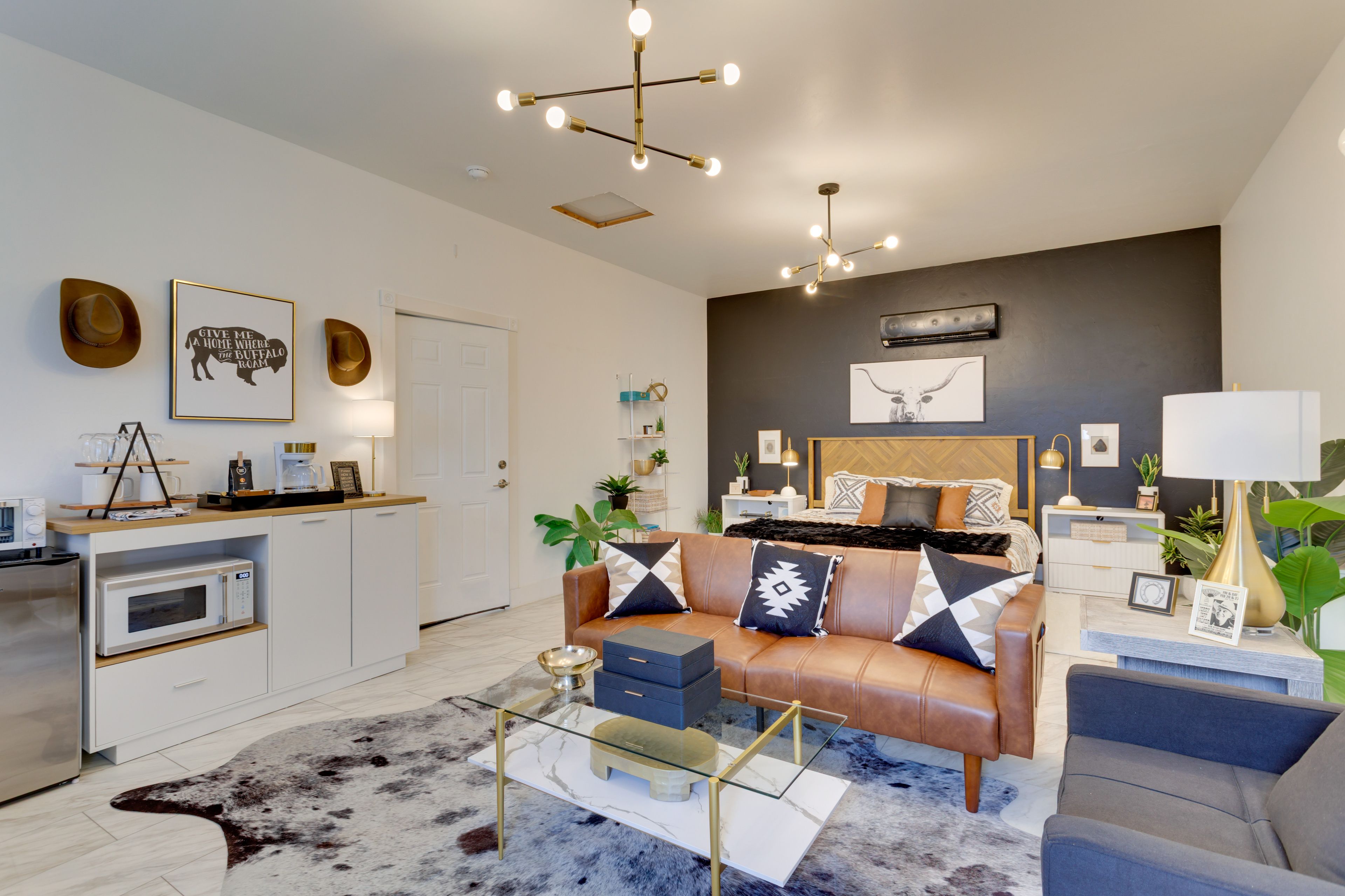 Bedroom 4 (Guest House) | King Bed | Sleeper Sofa